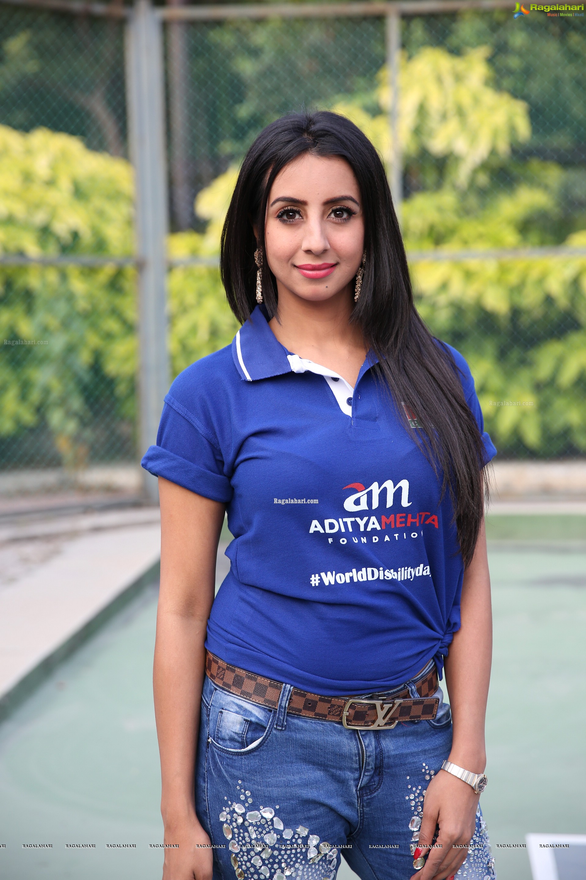 Sanjjanaa Galrani at Aditya Mehta Foundation Sporting Event Celebrities vs Para-Athletes