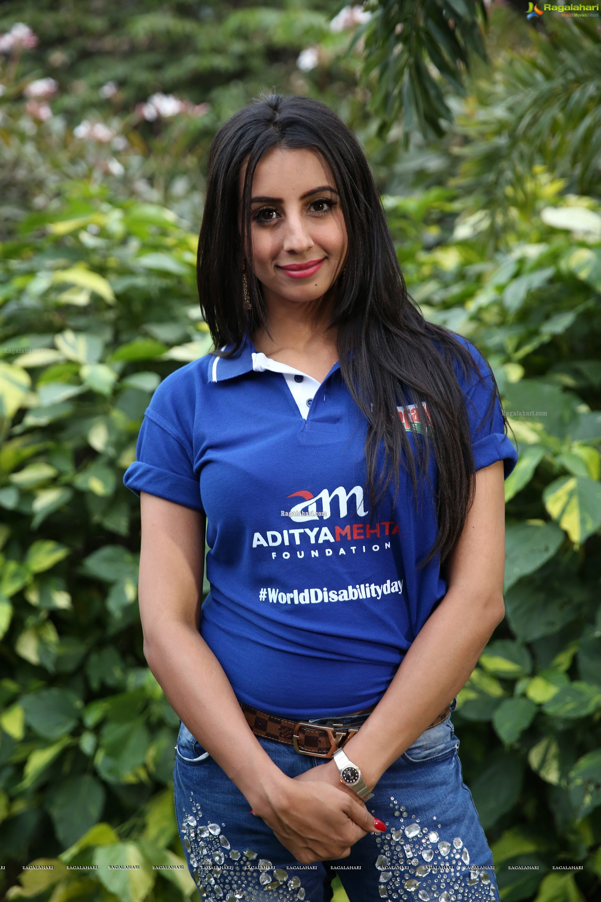 Sanjjanaa Galrani at Aditya Mehta Foundation Sporting Event Celebrities vs Para-Athletes