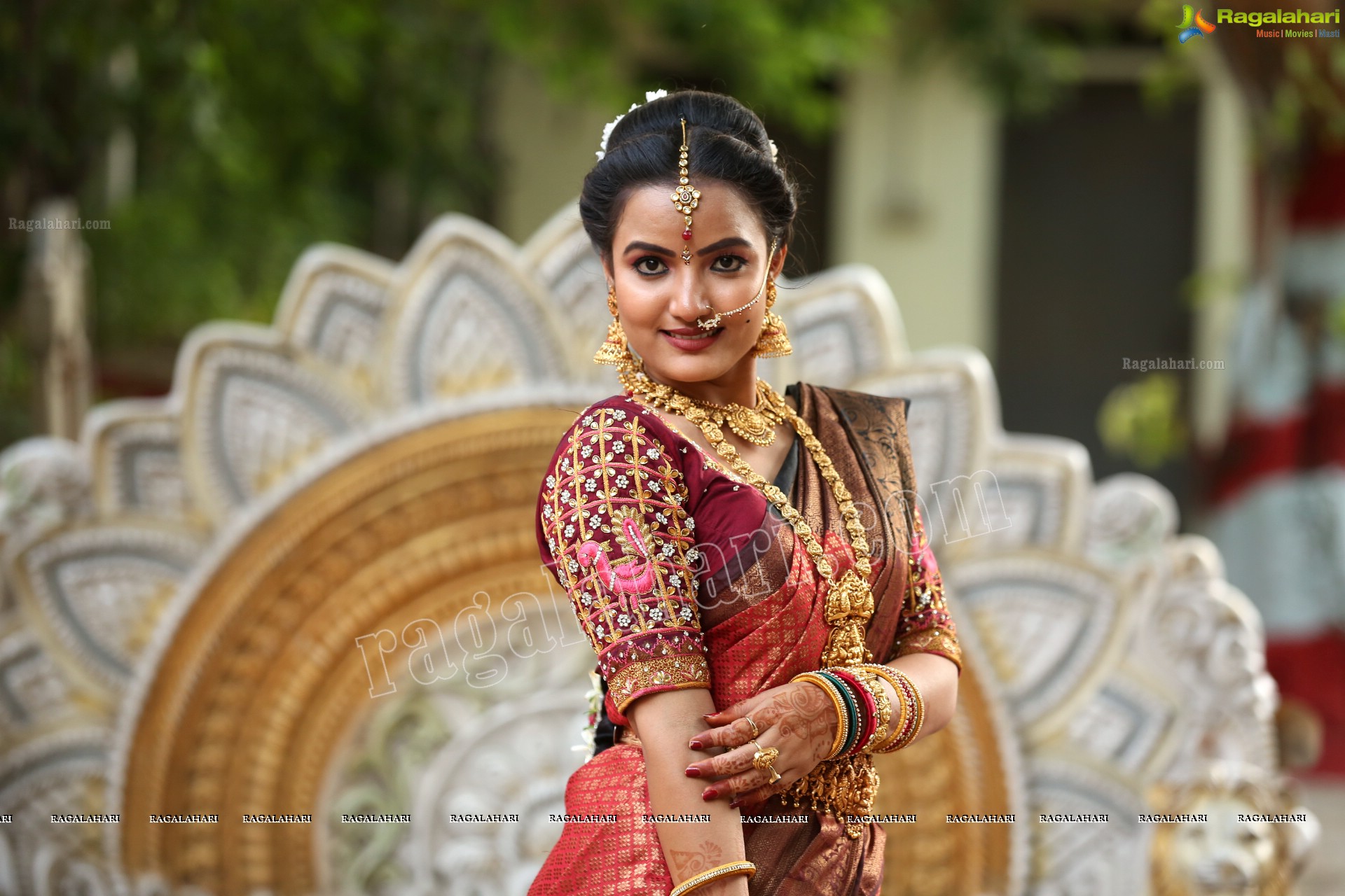 Siri Hanmanth @ Agnisakshi TV Serial Sets - HD Gallery