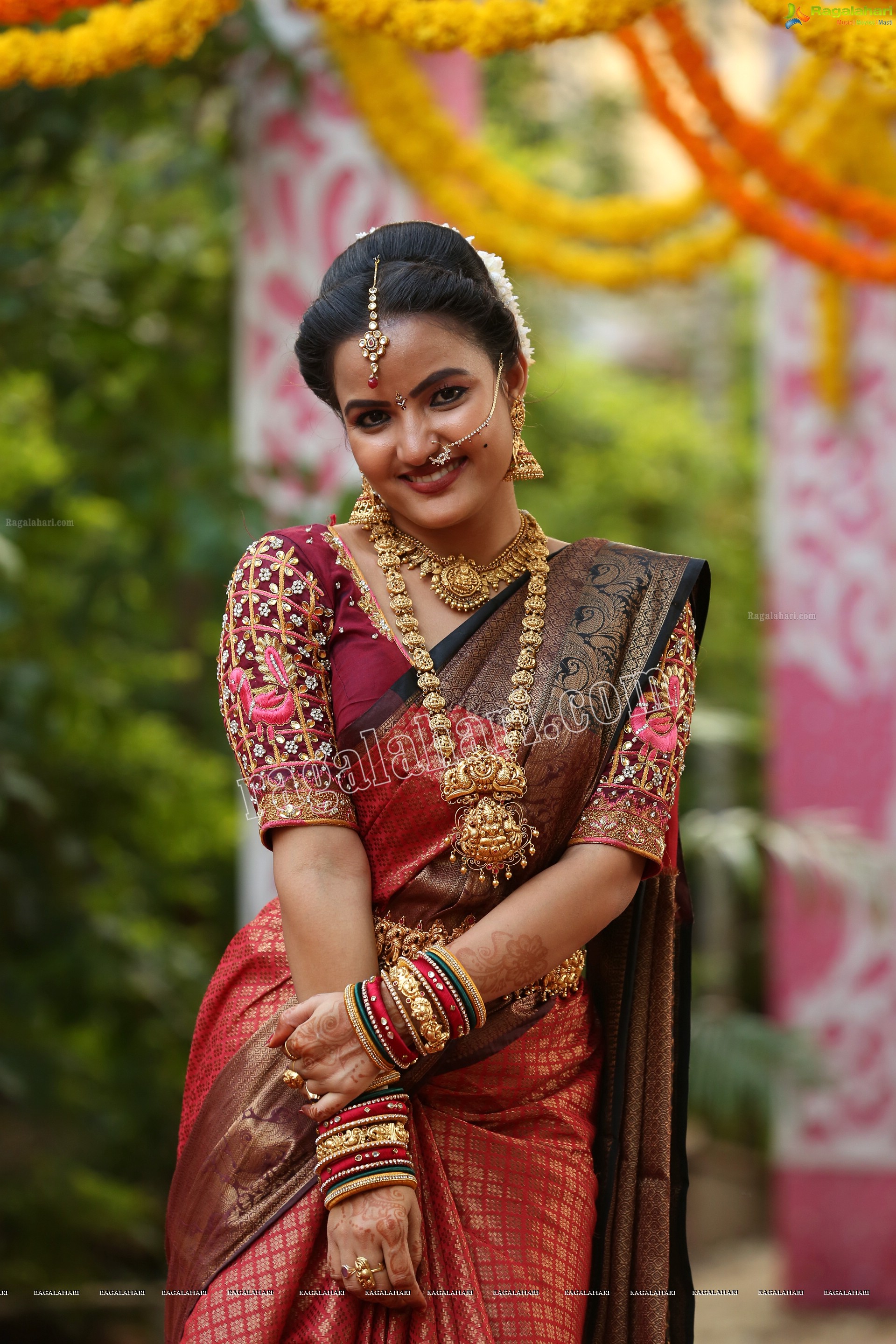 Siri Hanmanth @ Agnisakshi TV Serial Sets - HD Gallery