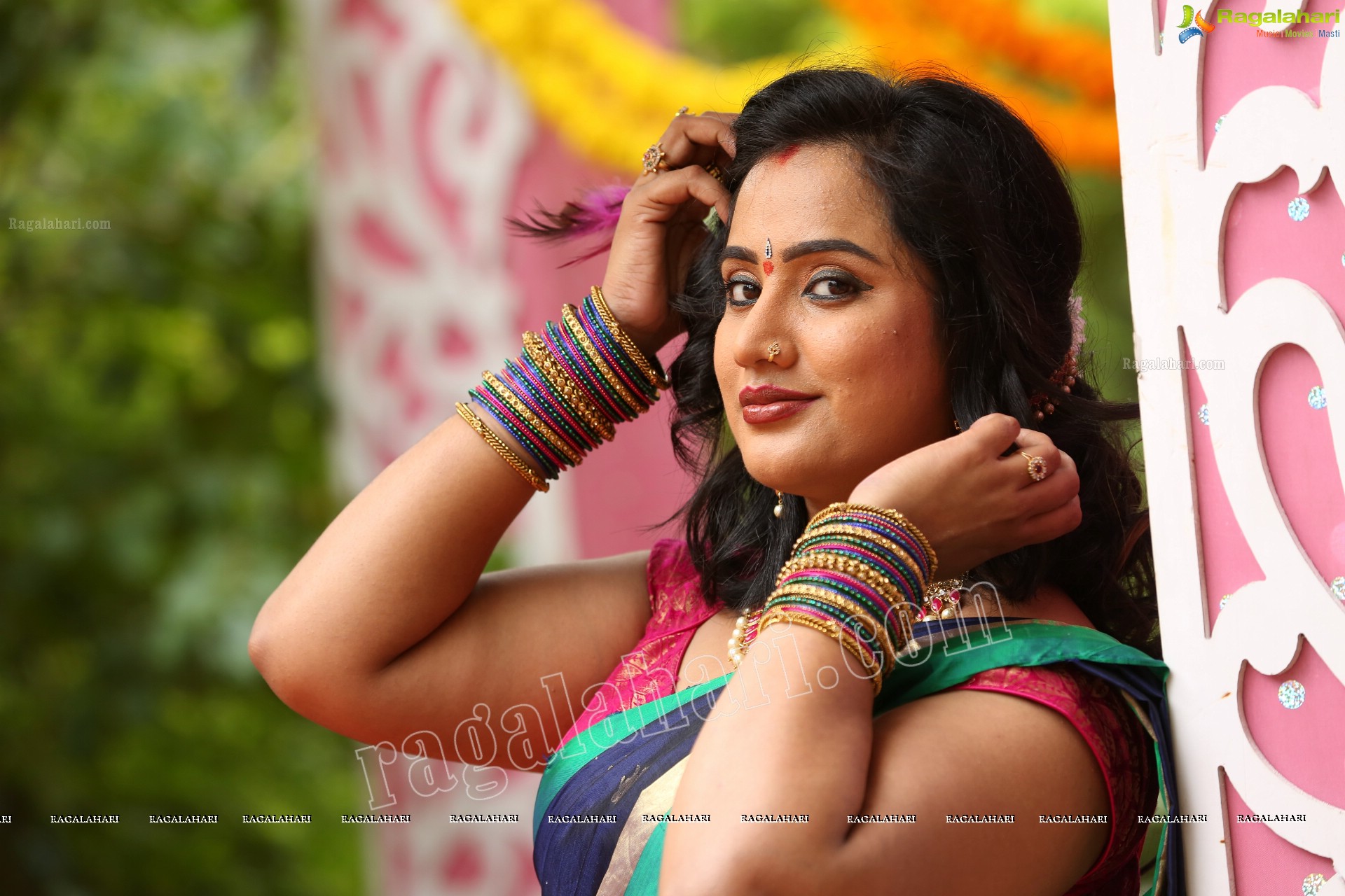 Sravani @ Agnisakshi TV Serial Sets - HD Gallery