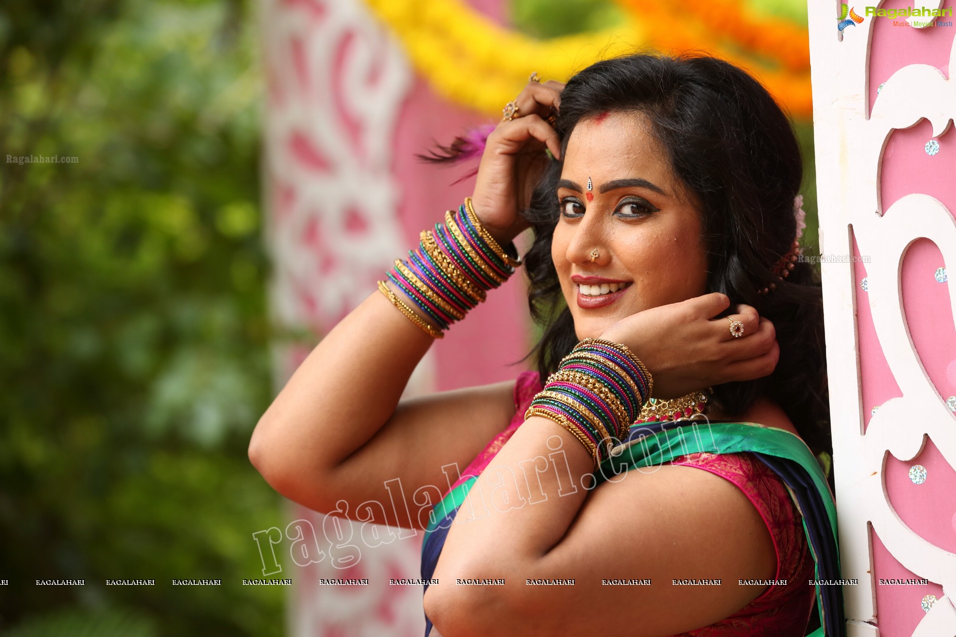 Sravani @ Agnisakshi TV Serial Sets - HD Gallery