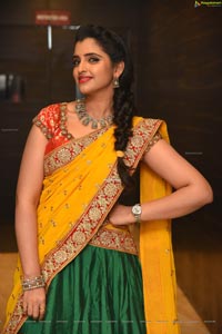 Syamala at Raja Vaaru Rani Gaaru Pre-Release Event