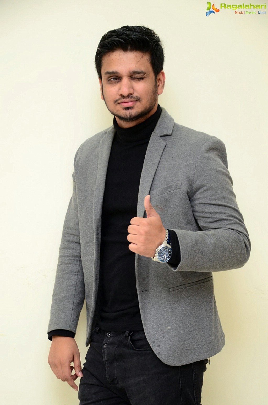 Nikhil Siddharth at Arjun Suravaram Interview