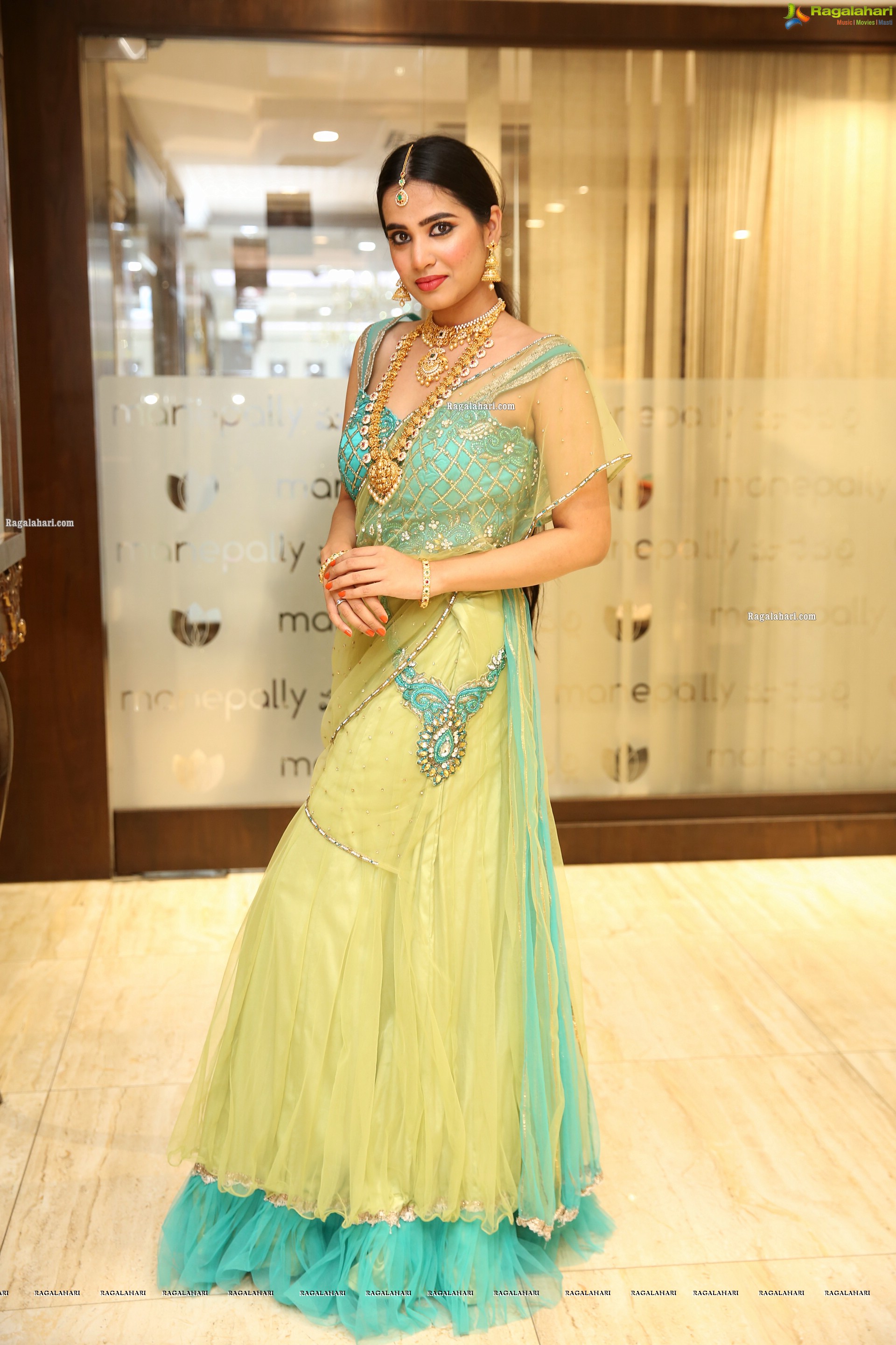 Jahnavi Rao at Manepally Jewellers Dhanteras Collection Launch, HD Gallery