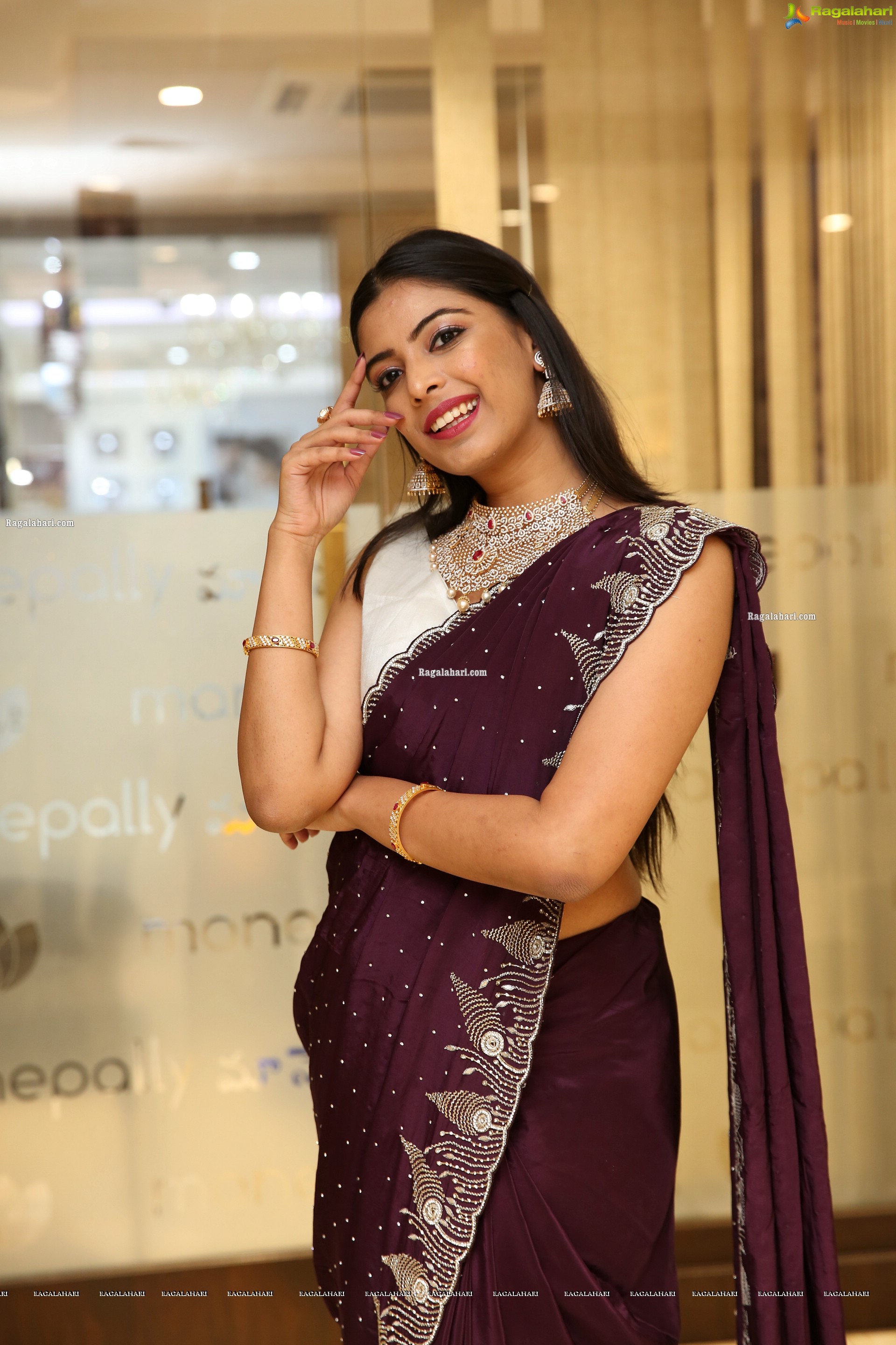 Khushboo Maheswari at Manepally Jewellers Dhanteras Collection Launch, HD Gallery