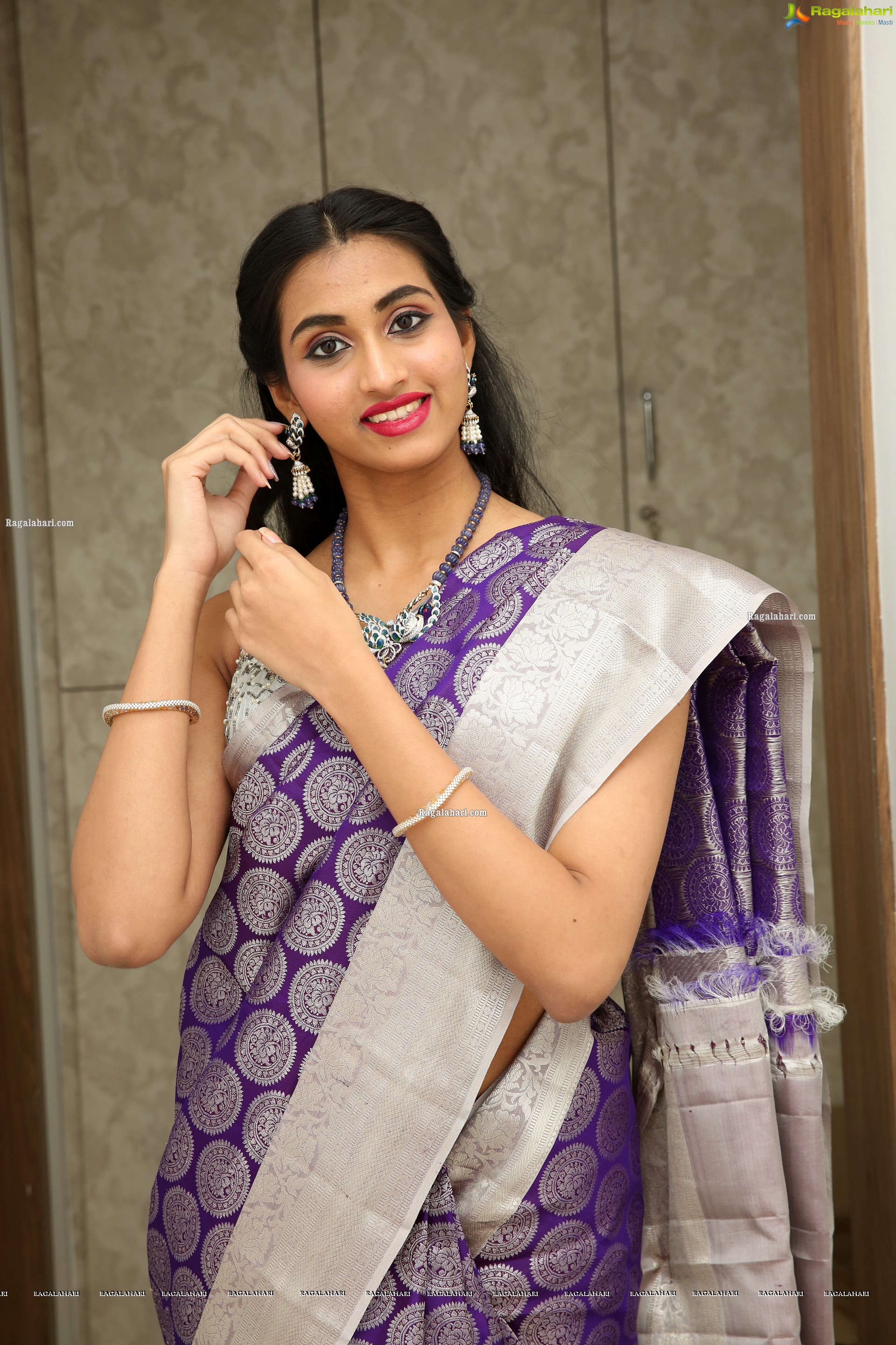 Laya Jupally at Sri Krishna Silks Special Wedding Collection Launch, HD Gallery