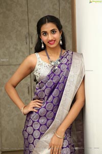 Laya Jupally at Sri Krishna Silks Collection Launch