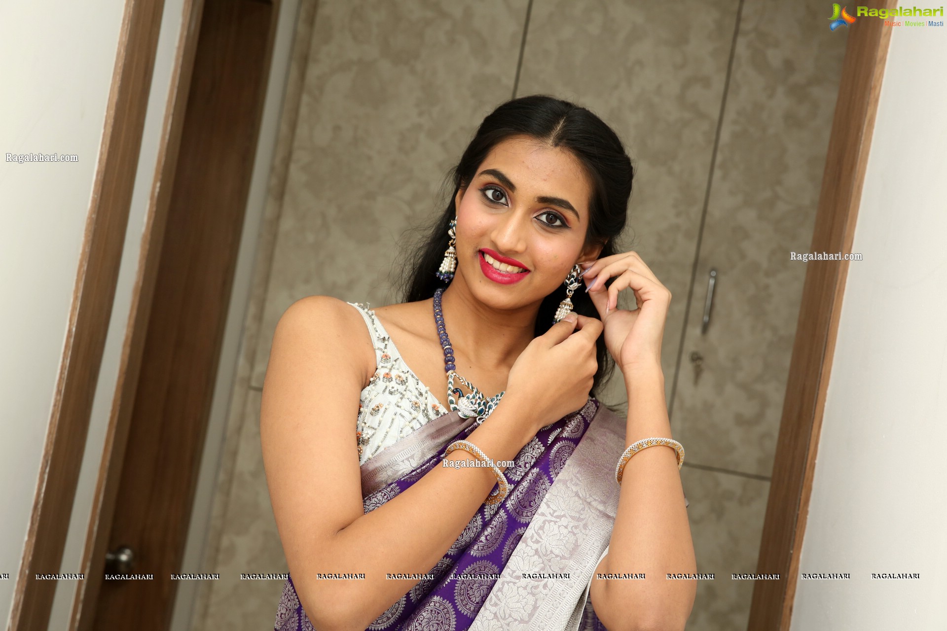 Laya Jupally at Sri Krishna Silks Special Wedding Collection Launch, HD Gallery