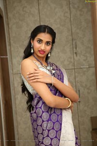 Laya Jupally at Sri Krishna Silks Collection Launch