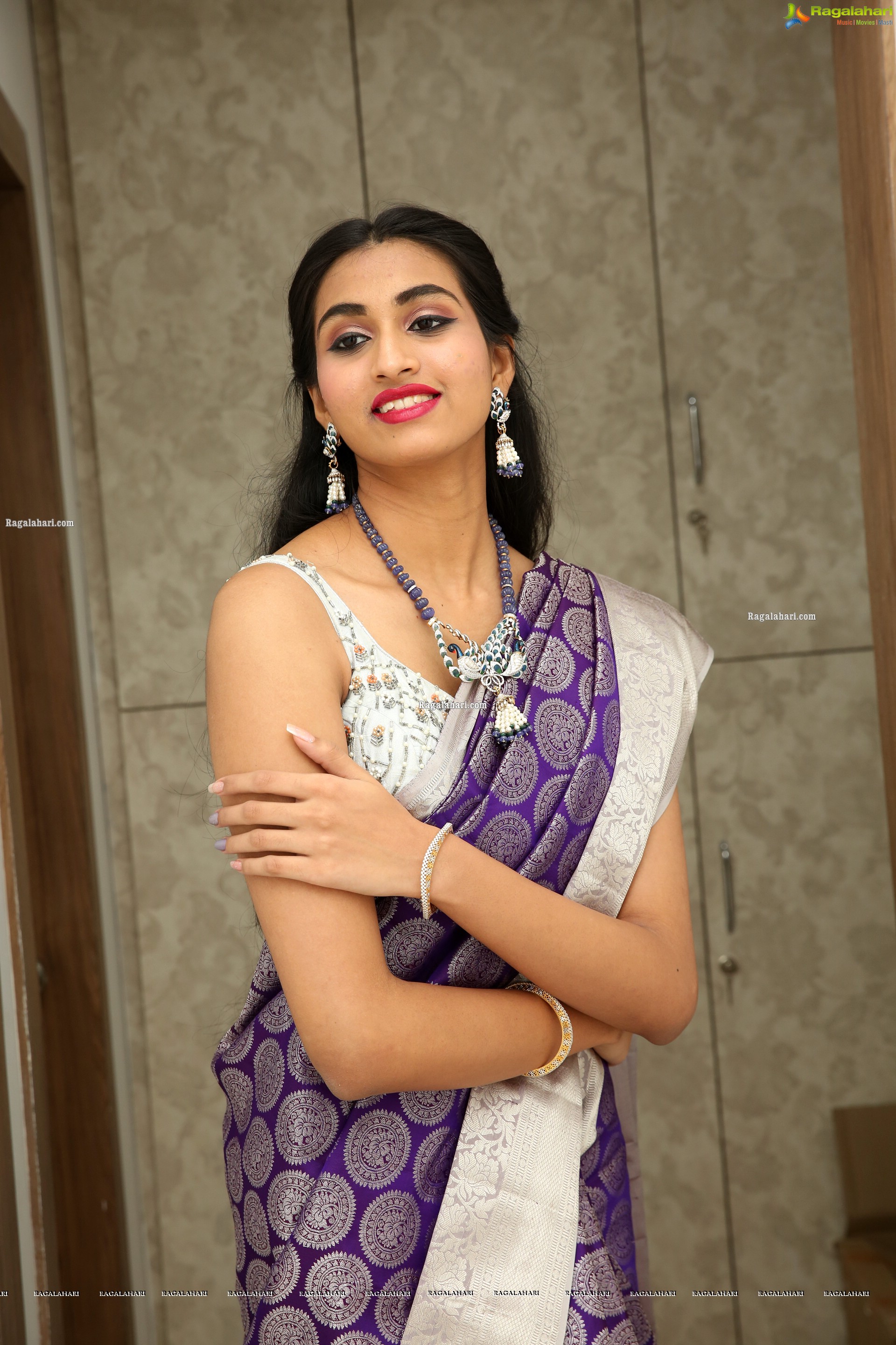 Laya Jupally at Sri Krishna Silks Special Wedding Collection Launch, HD Gallery