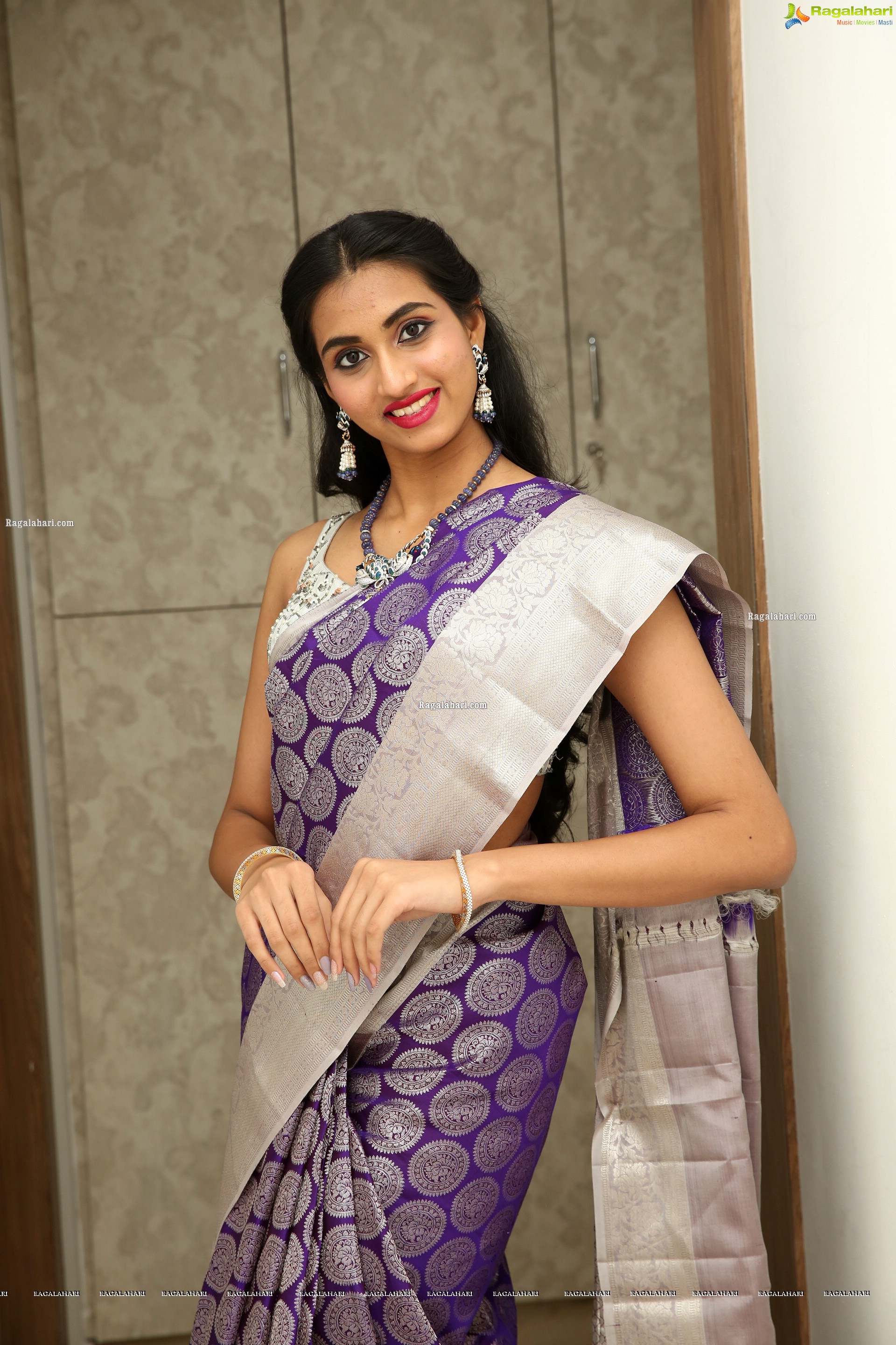 Laya Jupally at Sri Krishna Silks Special Wedding Collection Launch, HD Gallery