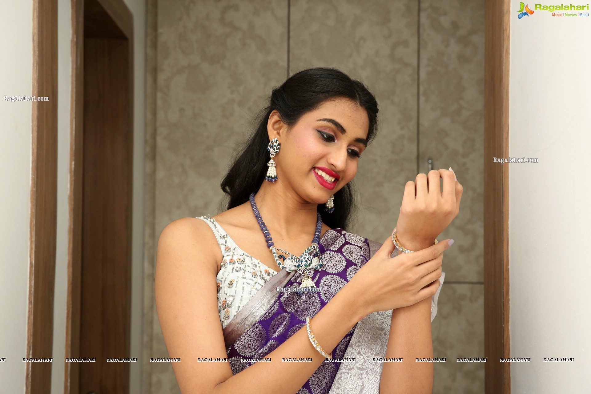 Laya Jupally at Sri Krishna Silks Special Wedding Collection Launch, HD Gallery