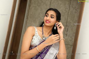 Laya Jupally at Sri Krishna Silks Collection Launch