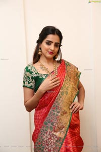 Pooja Thakur at Sri Krishna Silks Special Wedding Collection