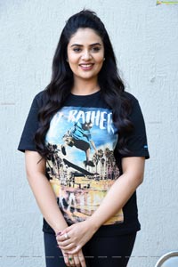 Sreemukhi at Crazy Uncles Movie Press Meet