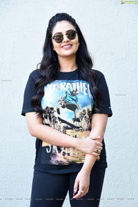 Sreemukhi at Crazy Uncles Movie Press Meet