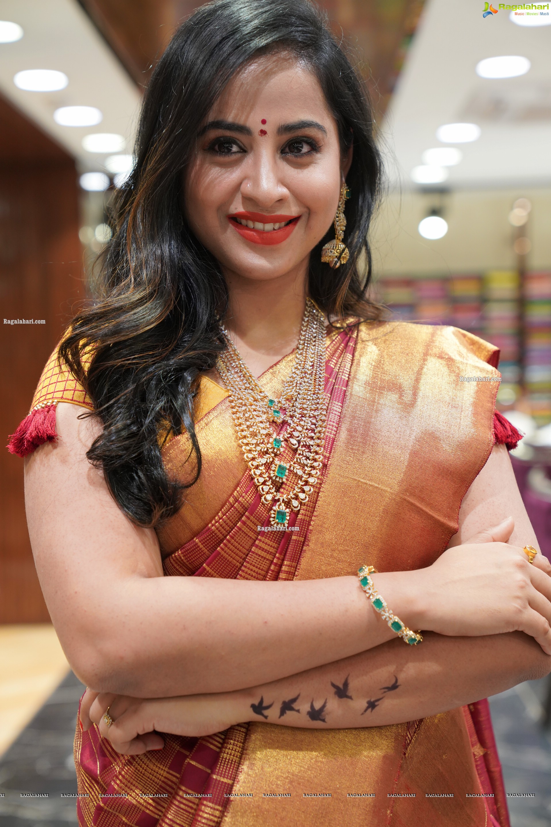 Swathi Deekshith Showcases a Collection at Brand Mandir, HD Gallery