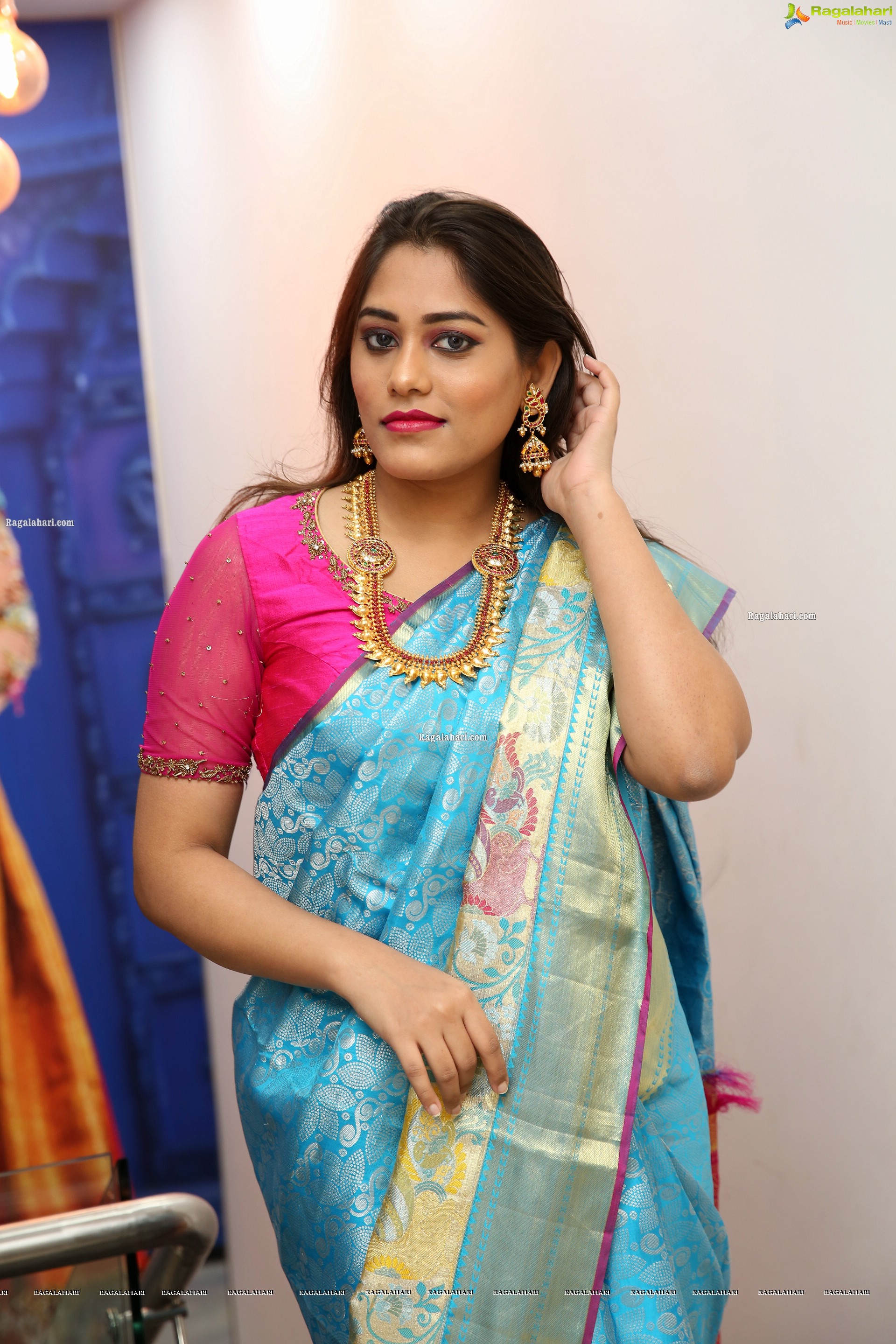 Tazaienath Gulraze at Sri Krishna Silks Special Wedding Collection Launch, HD Gallery