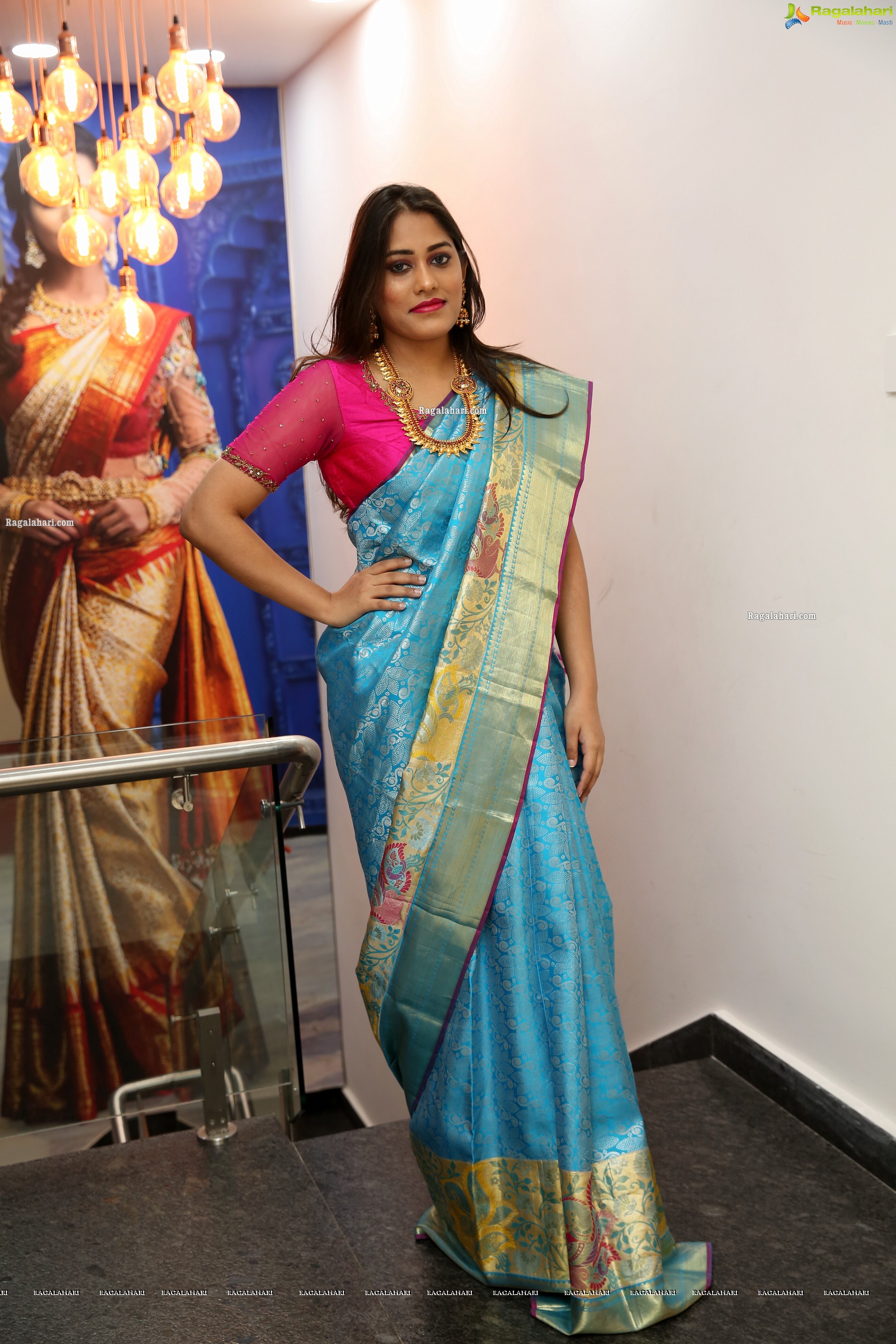 Tazaienath Gulraze at Sri Krishna Silks Special Wedding Collection Launch, HD Gallery