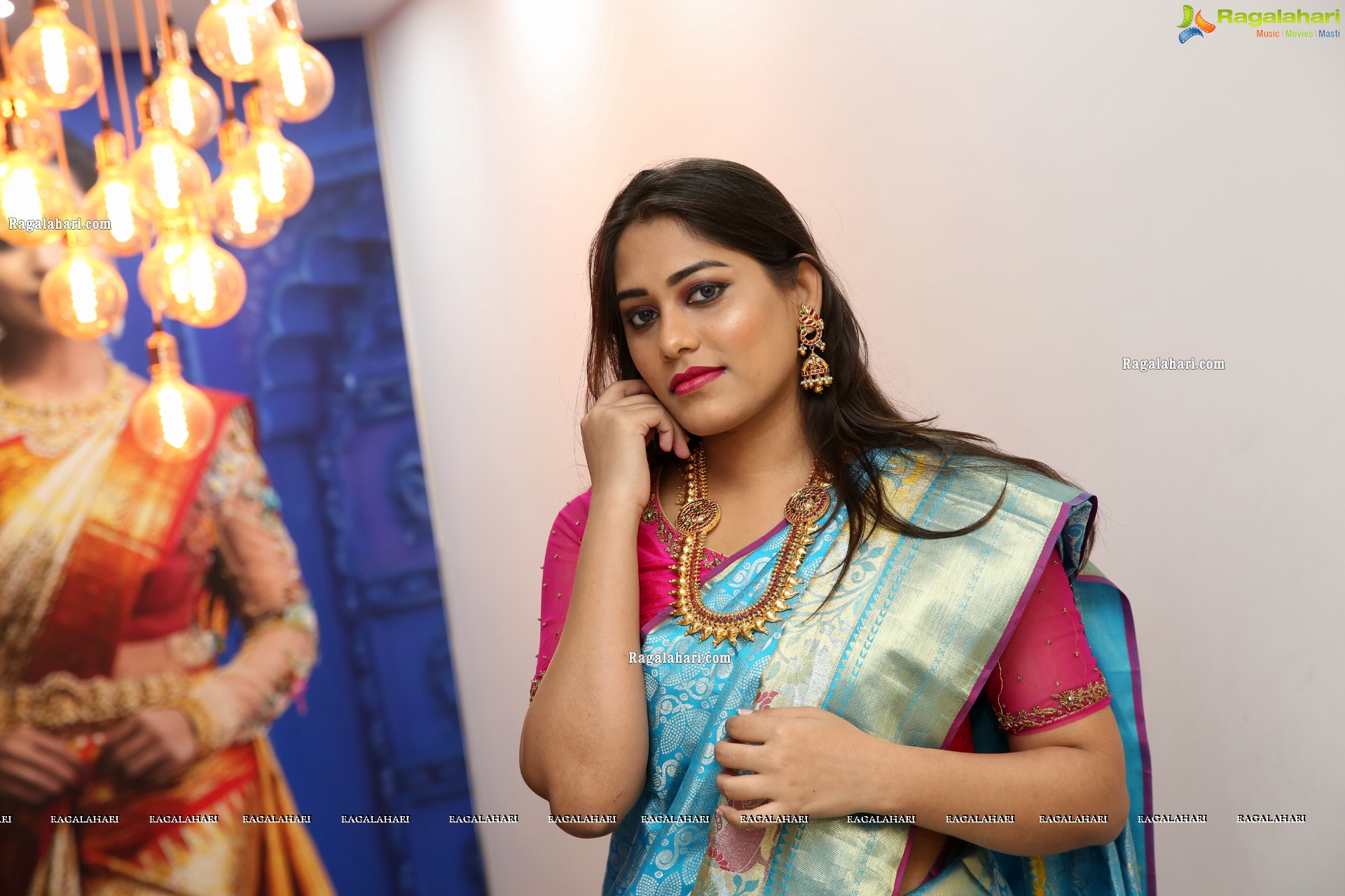 Tazaienath Gulraze at Sri Krishna Silks Special Wedding Collection Launch, HD Gallery