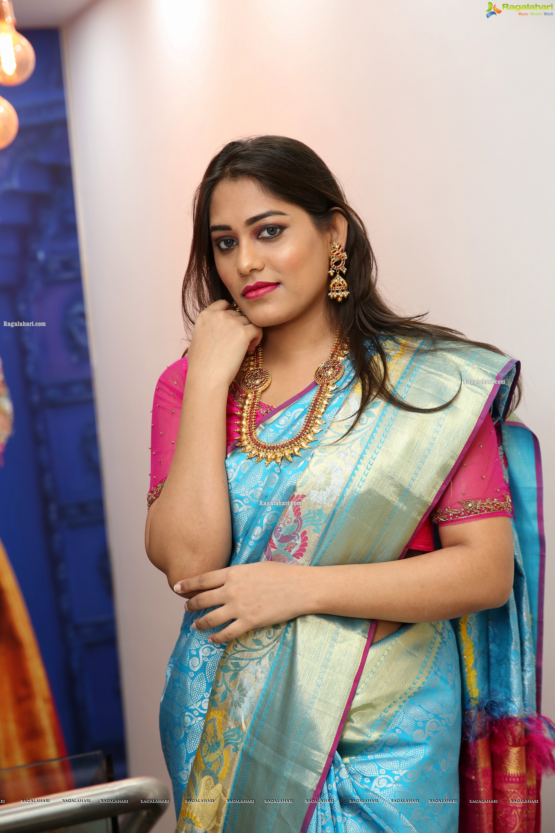 Tazaienath Gulraze at Sri Krishna Silks Special Wedding Collection Launch, HD Gallery