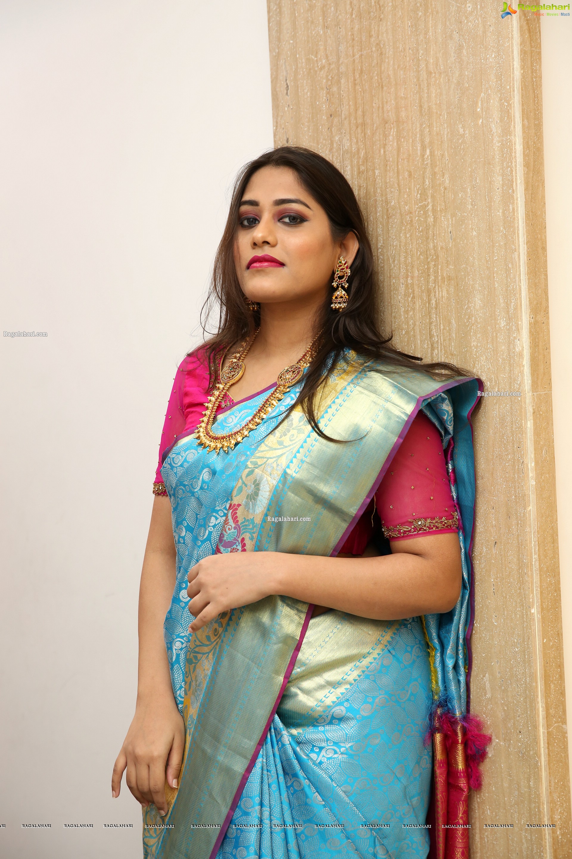 Tazaienath Gulraze at Sri Krishna Silks Special Wedding Collection Launch, HD Gallery