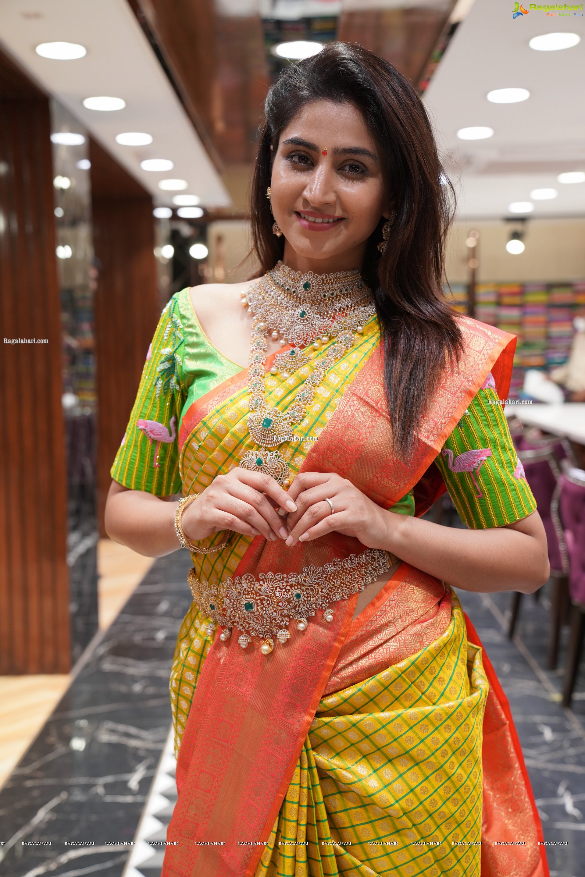 Varshini Sounderajan Showcases a Collection at Brand Mandir, HD Gallery