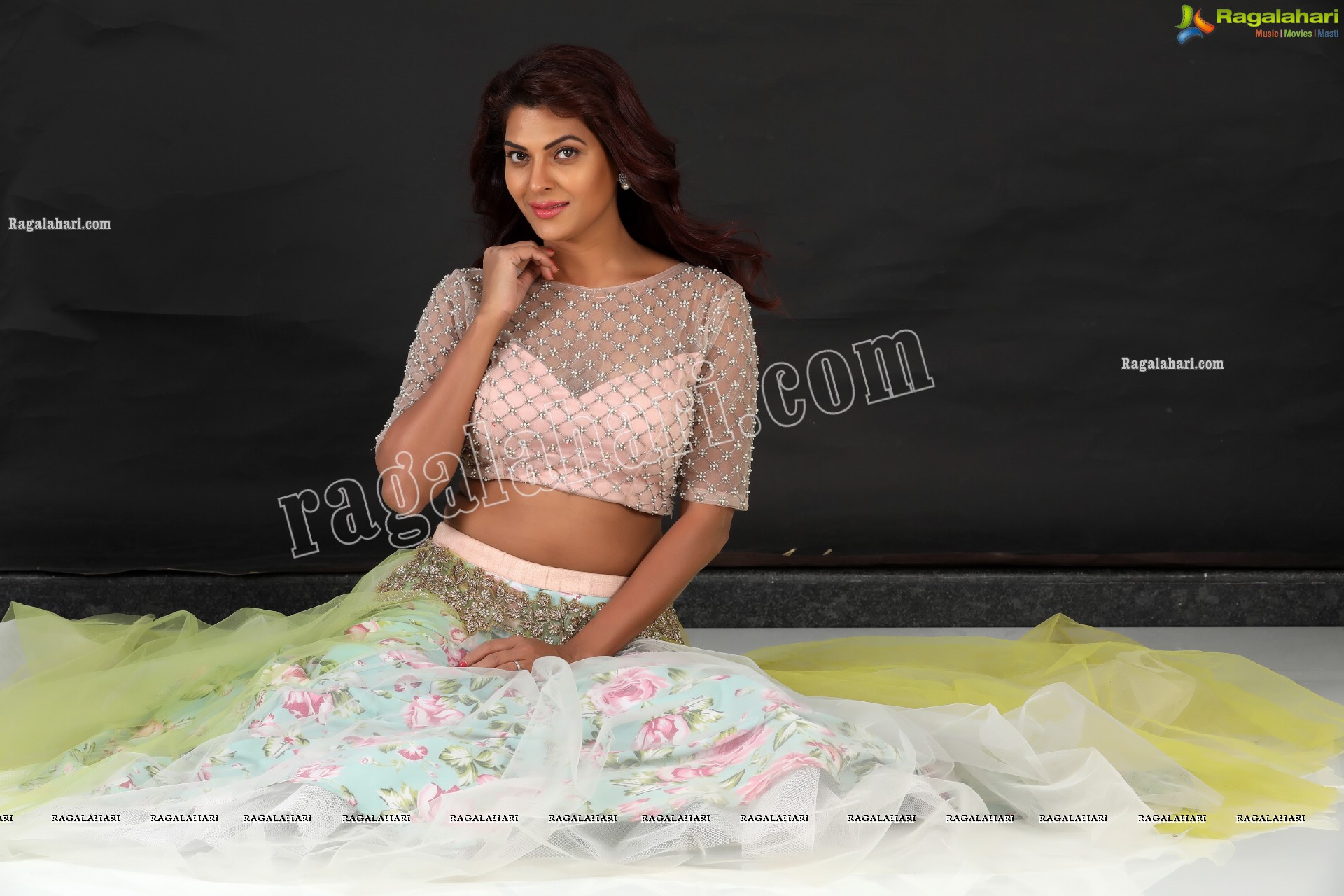 Kashish Singh In Yellow Designer Net Lehenga Choli, Exclusive Photo Shoot