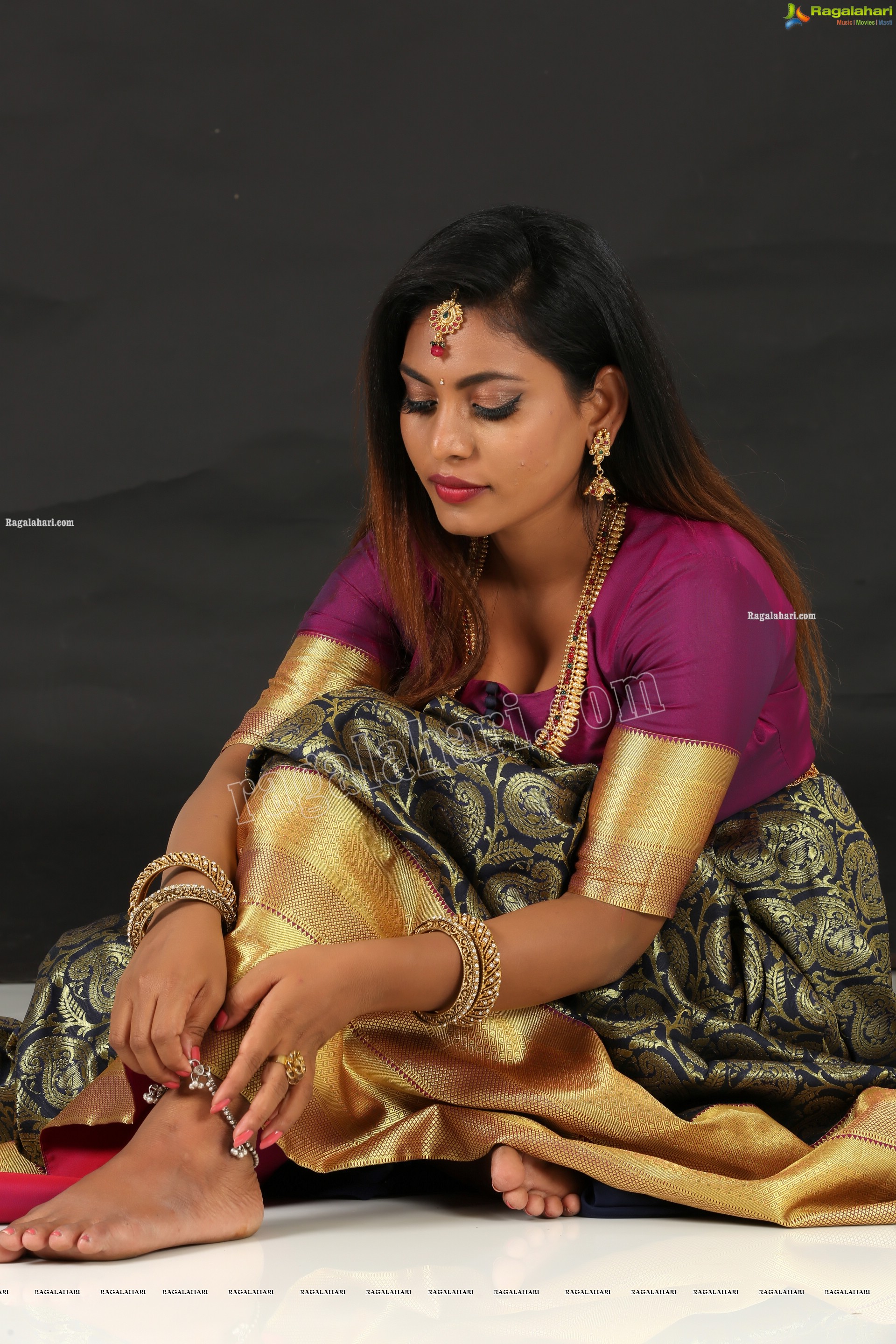 Priya Augustin Holding Diya, Exclusive Photo Shoot