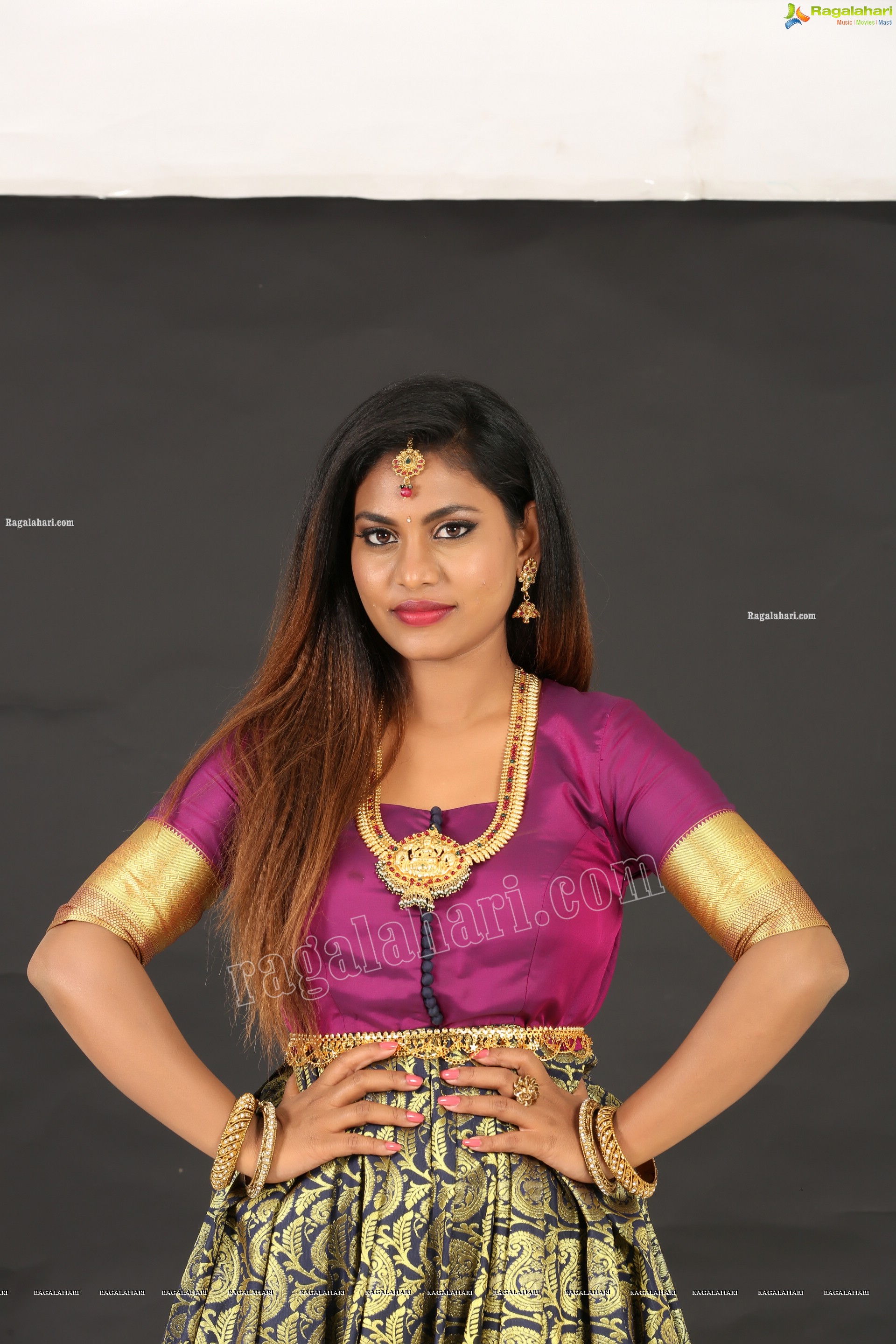 Priya Augustin Holding Diya, Exclusive Photo Shoot