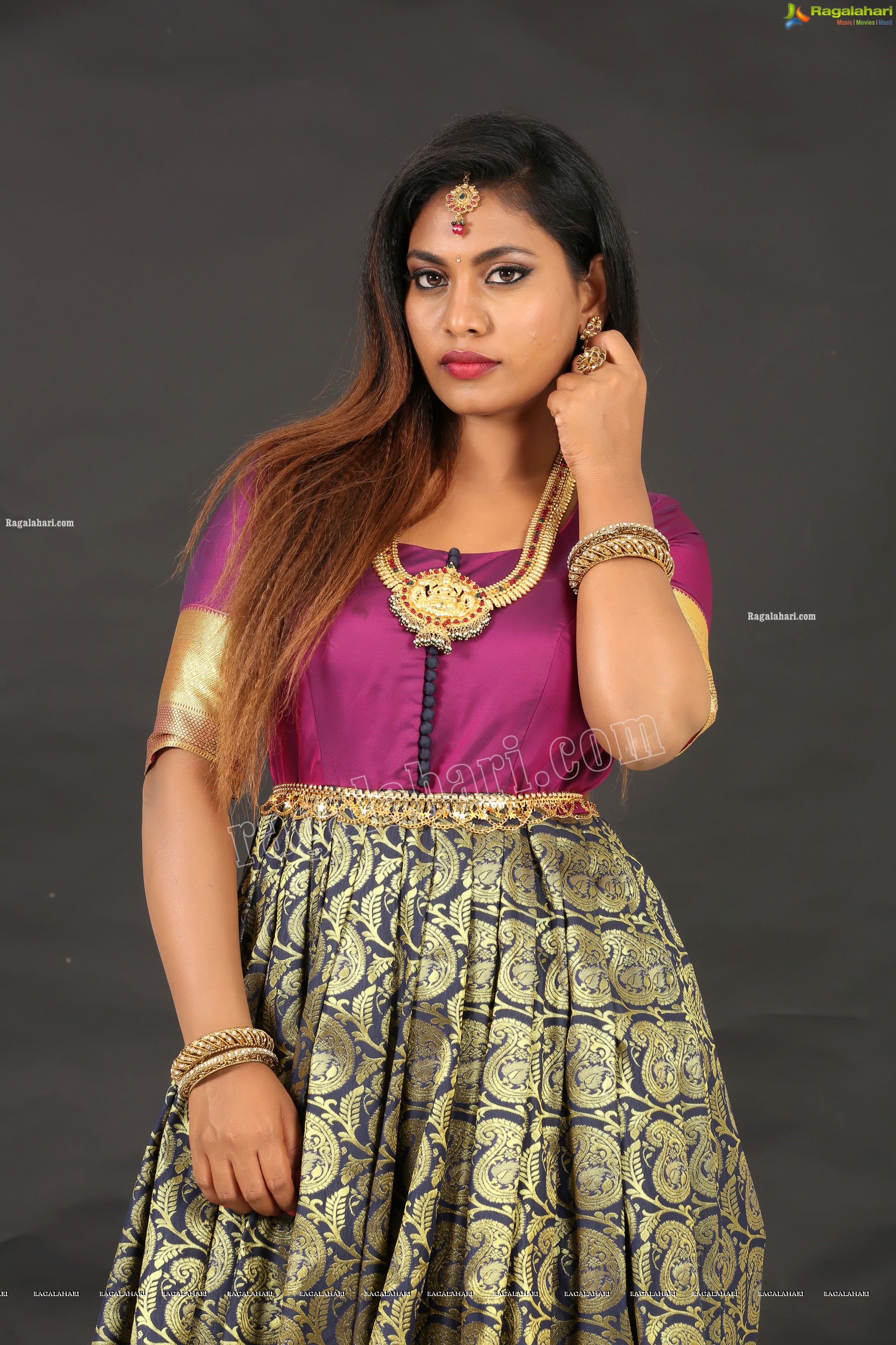 Priya Augustin Holding Diya, Exclusive Photo Shoot