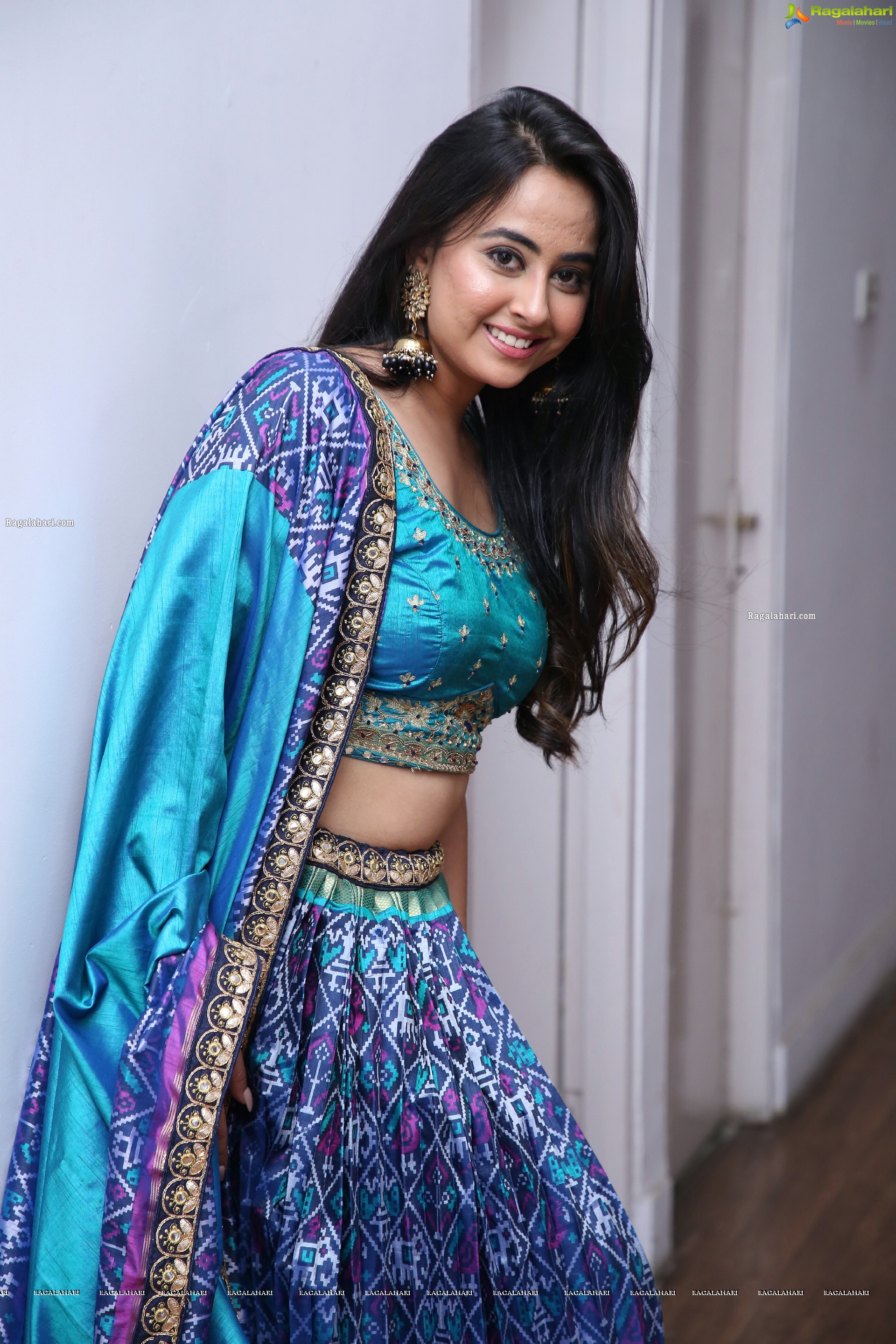 Ameeksha Pawar in designer Lehenga, HD Photo Gallery