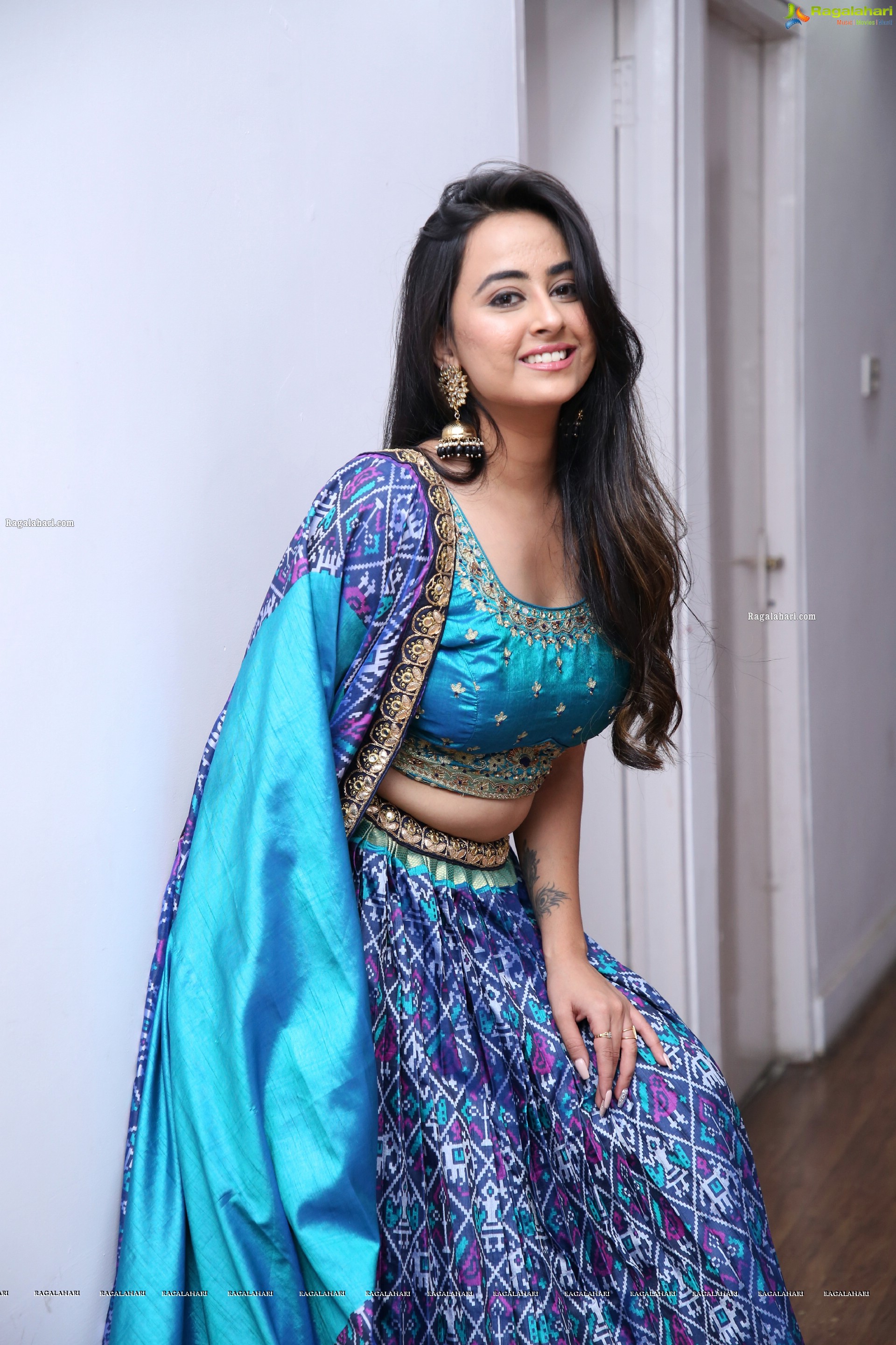 Ameeksha Pawar in designer Lehenga, HD Photo Gallery