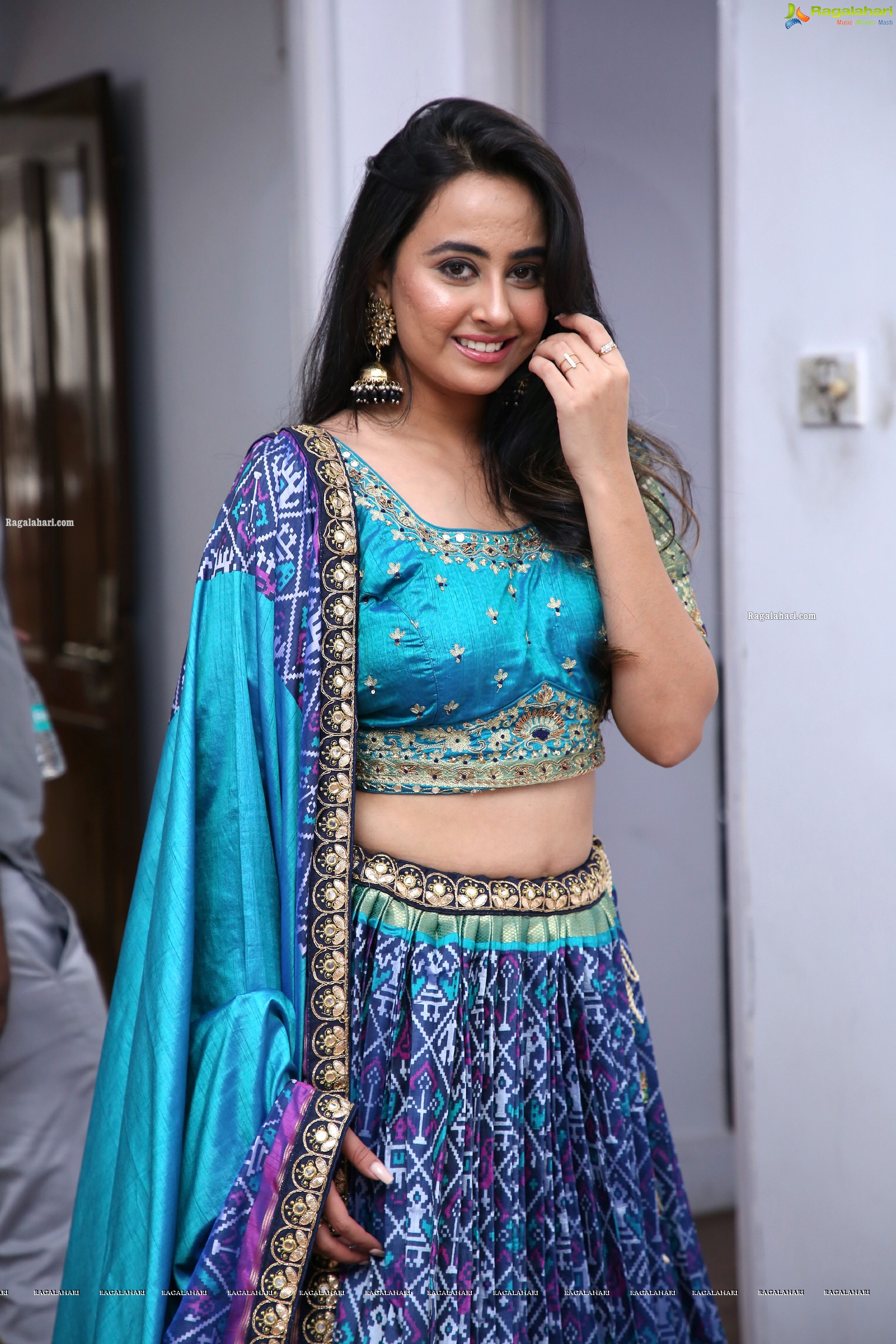 Ameeksha Pawar in designer Lehenga, HD Photo Gallery