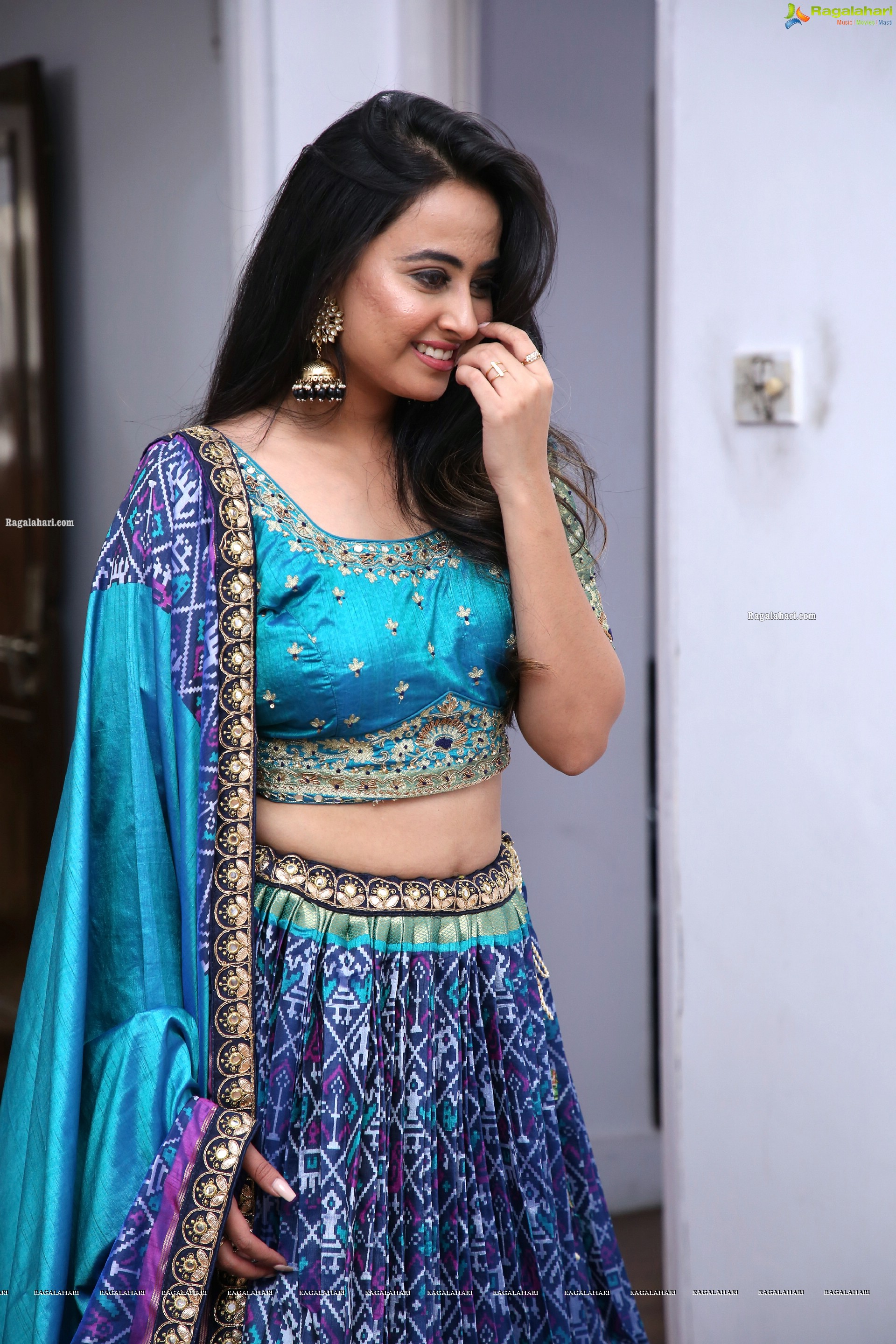 Ameeksha Pawar in designer Lehenga, HD Photo Gallery