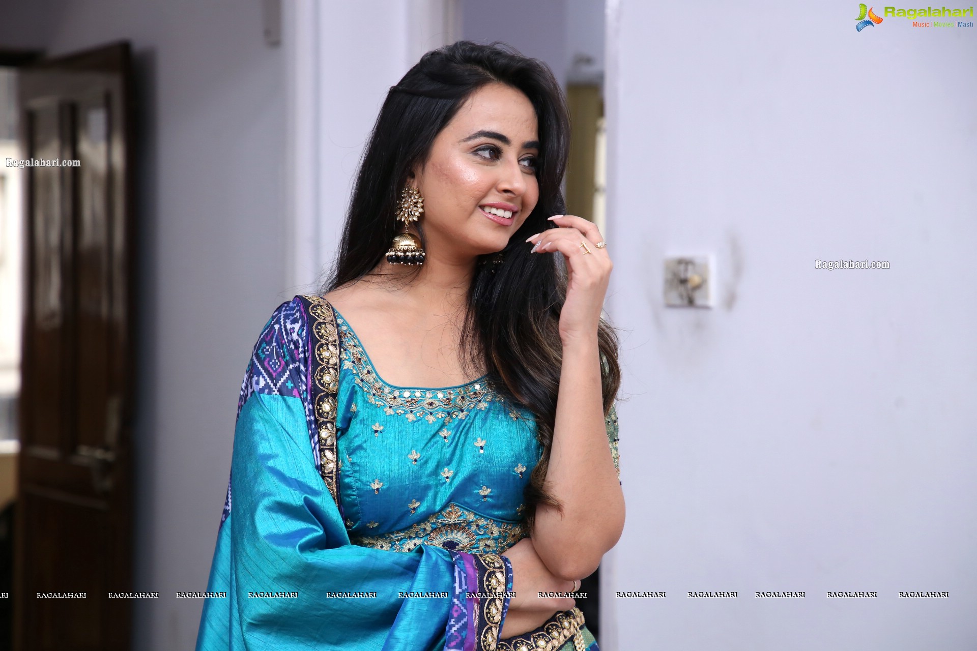 Ameeksha Pawar in designer Lehenga, HD Photo Gallery