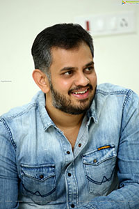 Director Sri Saripalli Stills at Raja Vikramarka Interview