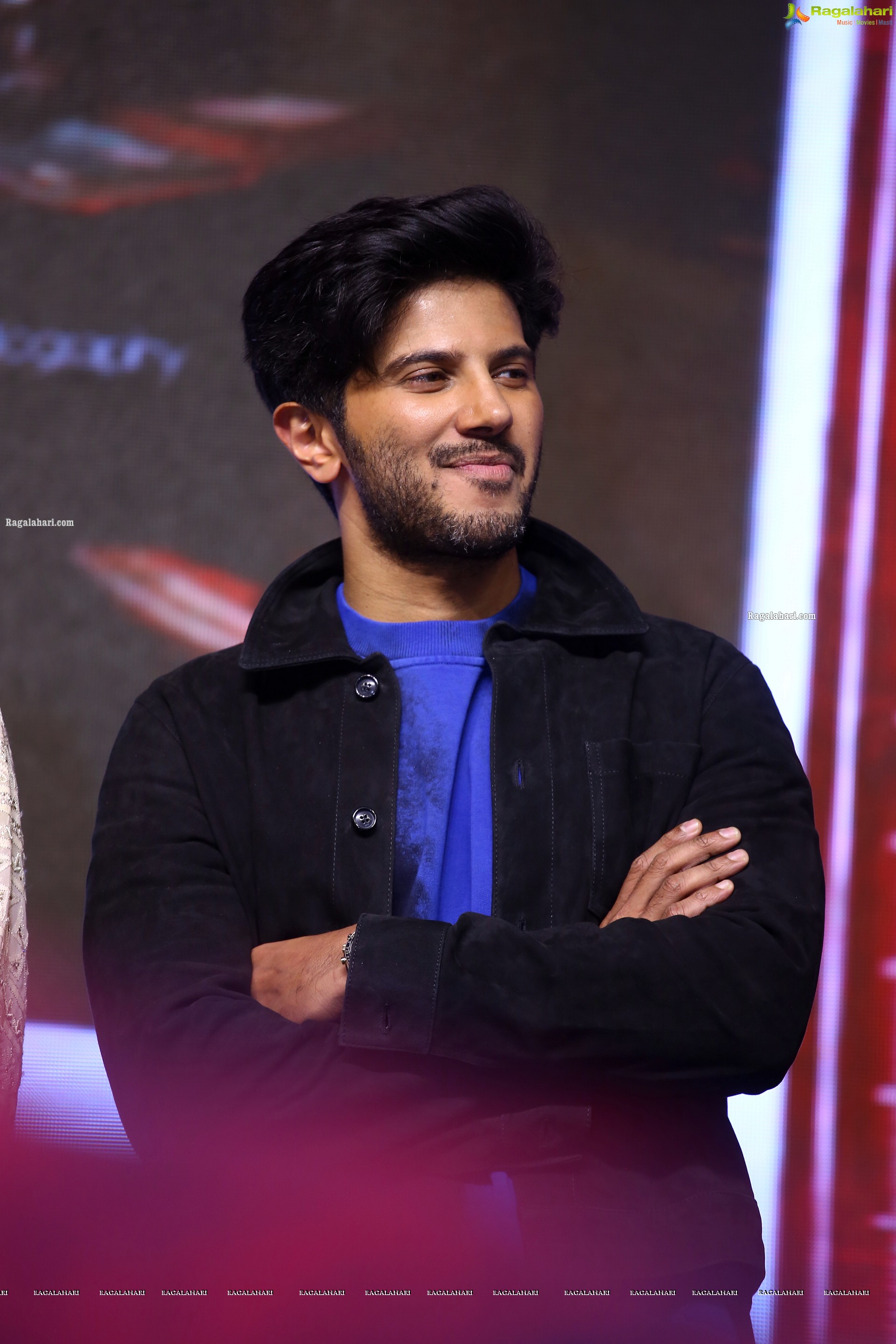 Dulquer Salmaan at Kurup Movie Pre Release Event, HD Photo Gallery