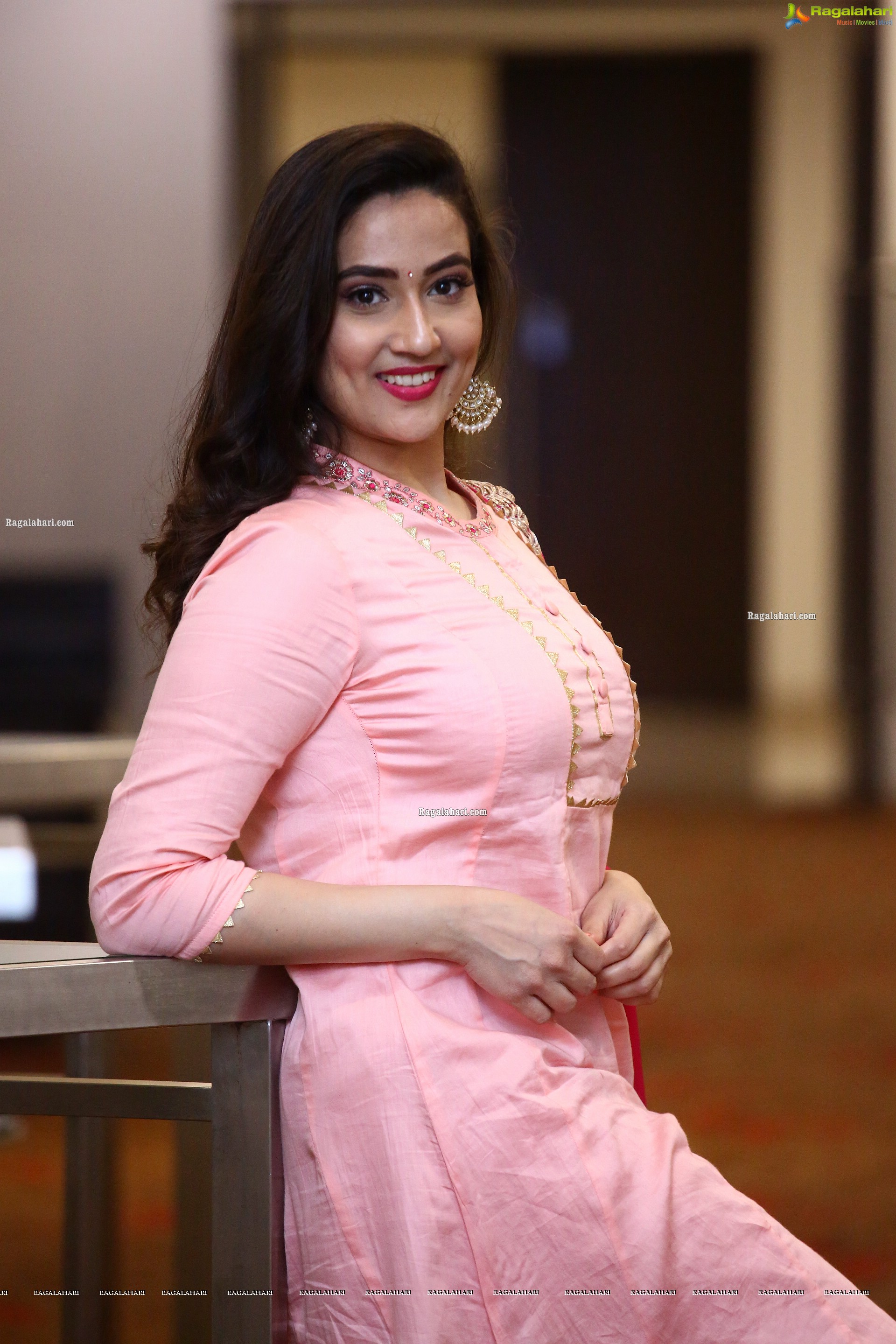 Anchor Manjusha at Drushyam 2 Movie Press Meet, HD Photo Gallery