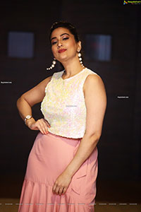 Manjusha at Ravana Lanka Movie Pre-Release Event