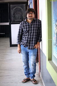 Director Meher Tej Stills at Family Drama Movie Interview