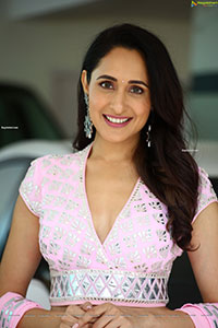 Pragya Jaiswal Stills at Akhanda Movie Interview