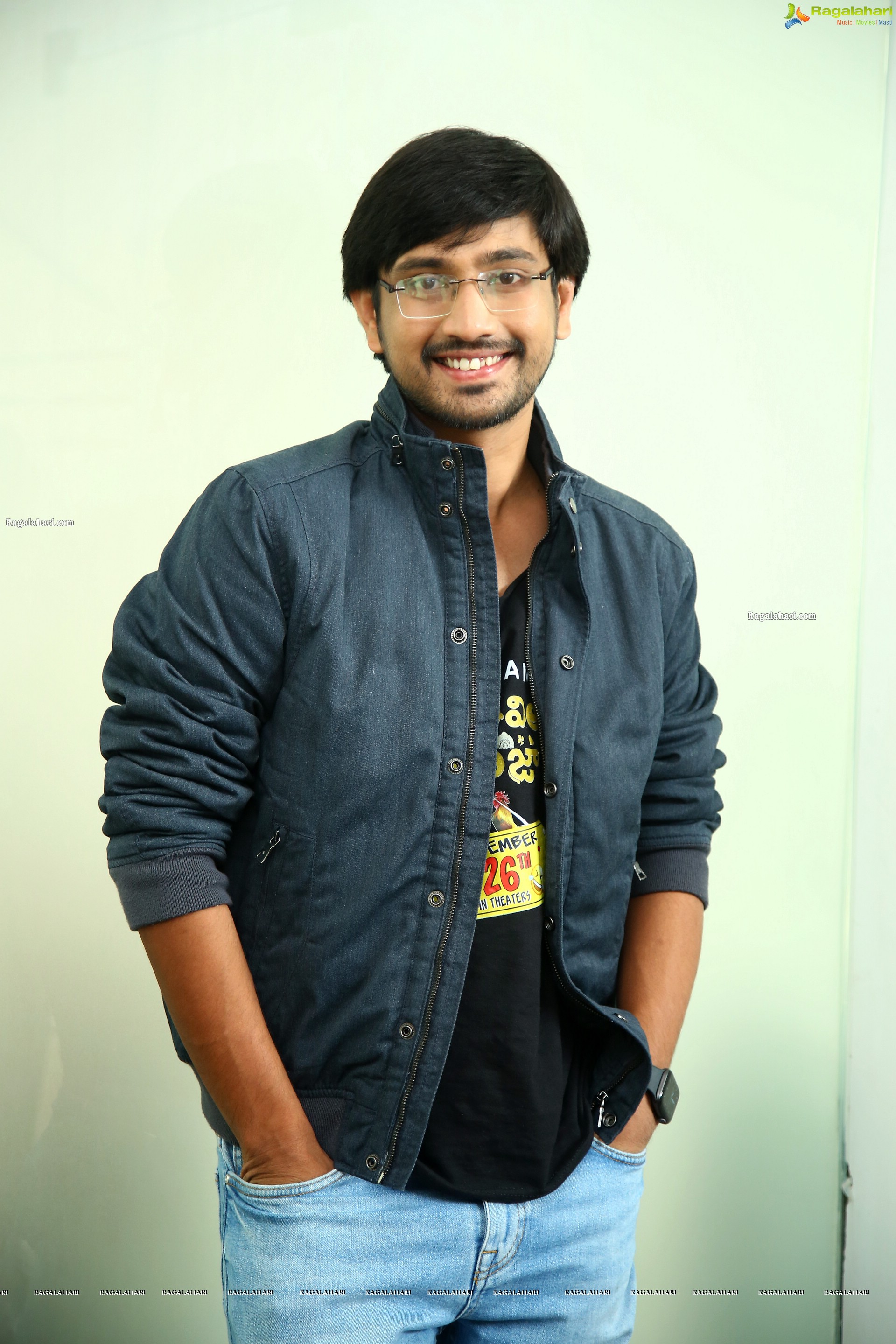 Raj Tarun at Anubhavinchu Raja Movie Pre-Release Press Meet, HD Photo Gallery