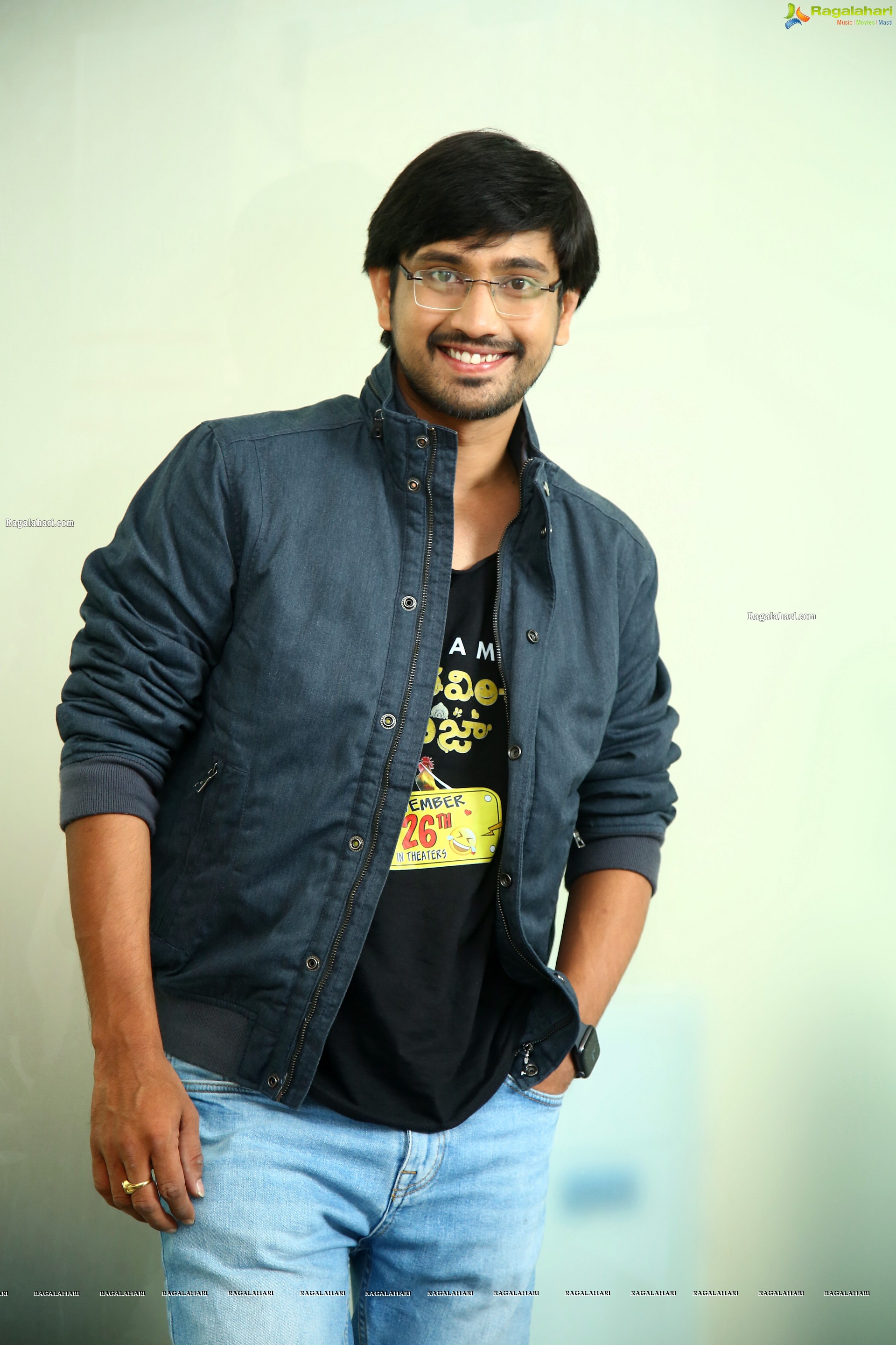 Raj Tarun at Anubhavinchu Raja Movie Pre-Release Press Meet, HD Photo Gallery