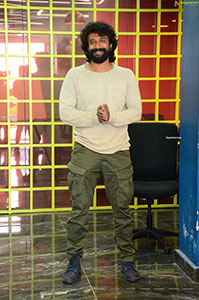 Satyadev Kancharana Stills at Skylab Movie Interview