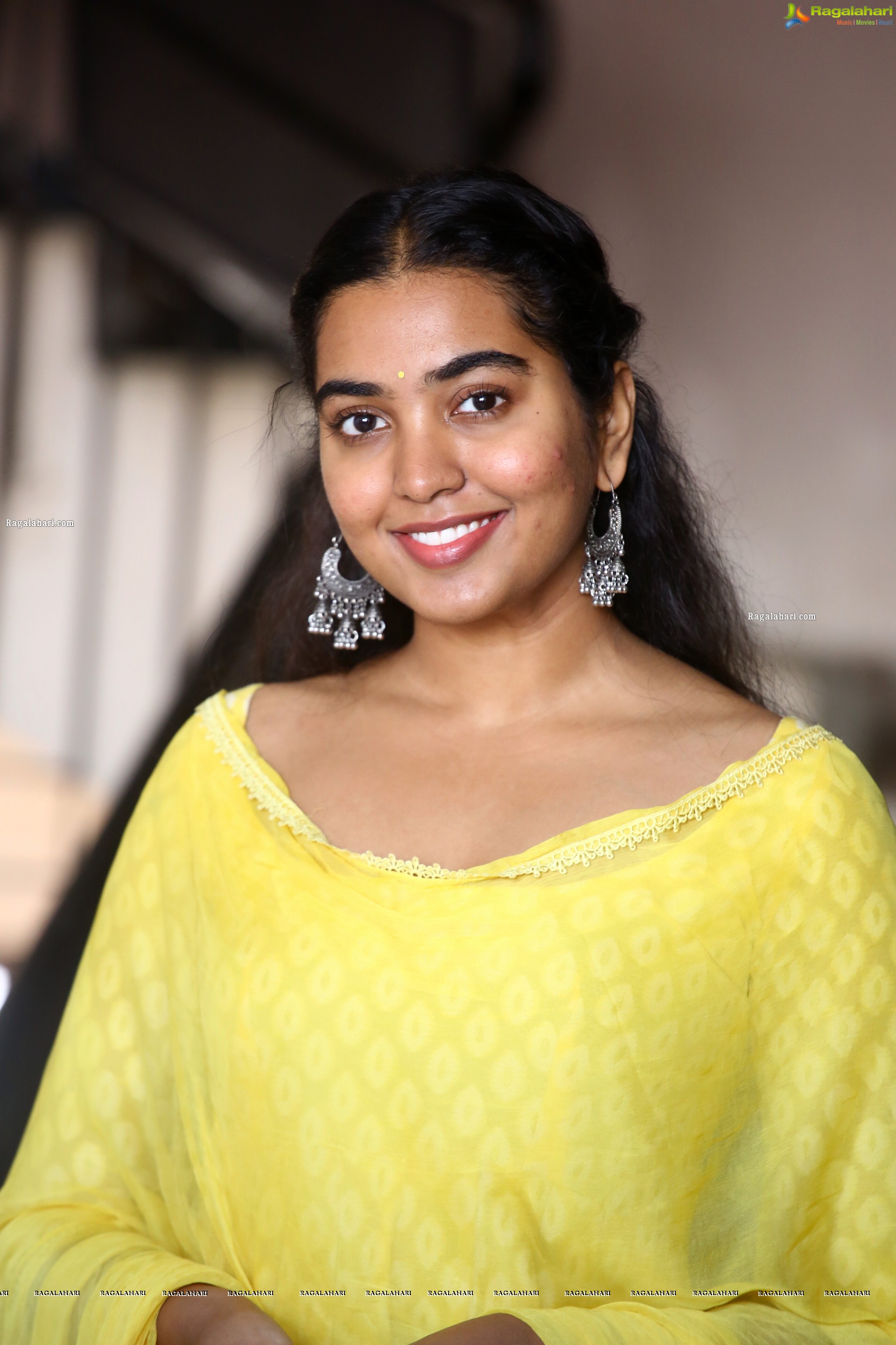 Shivatmika Rajasekhar Stills at Adbudam Movie Thanks Meet, HD Gallery