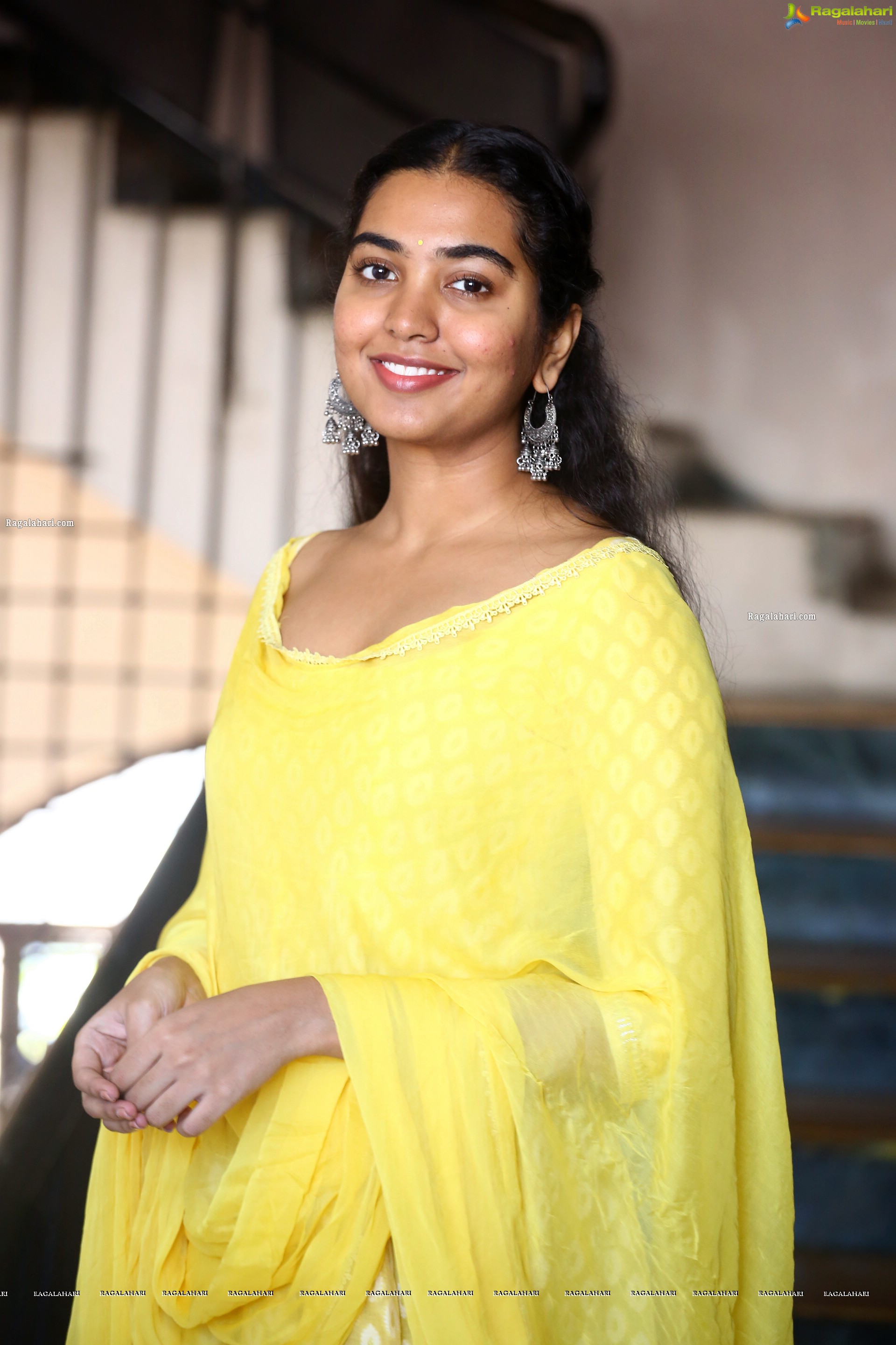 Shivatmika Rajasekhar Stills at Adbudam Movie Thanks Meet, HD Gallery