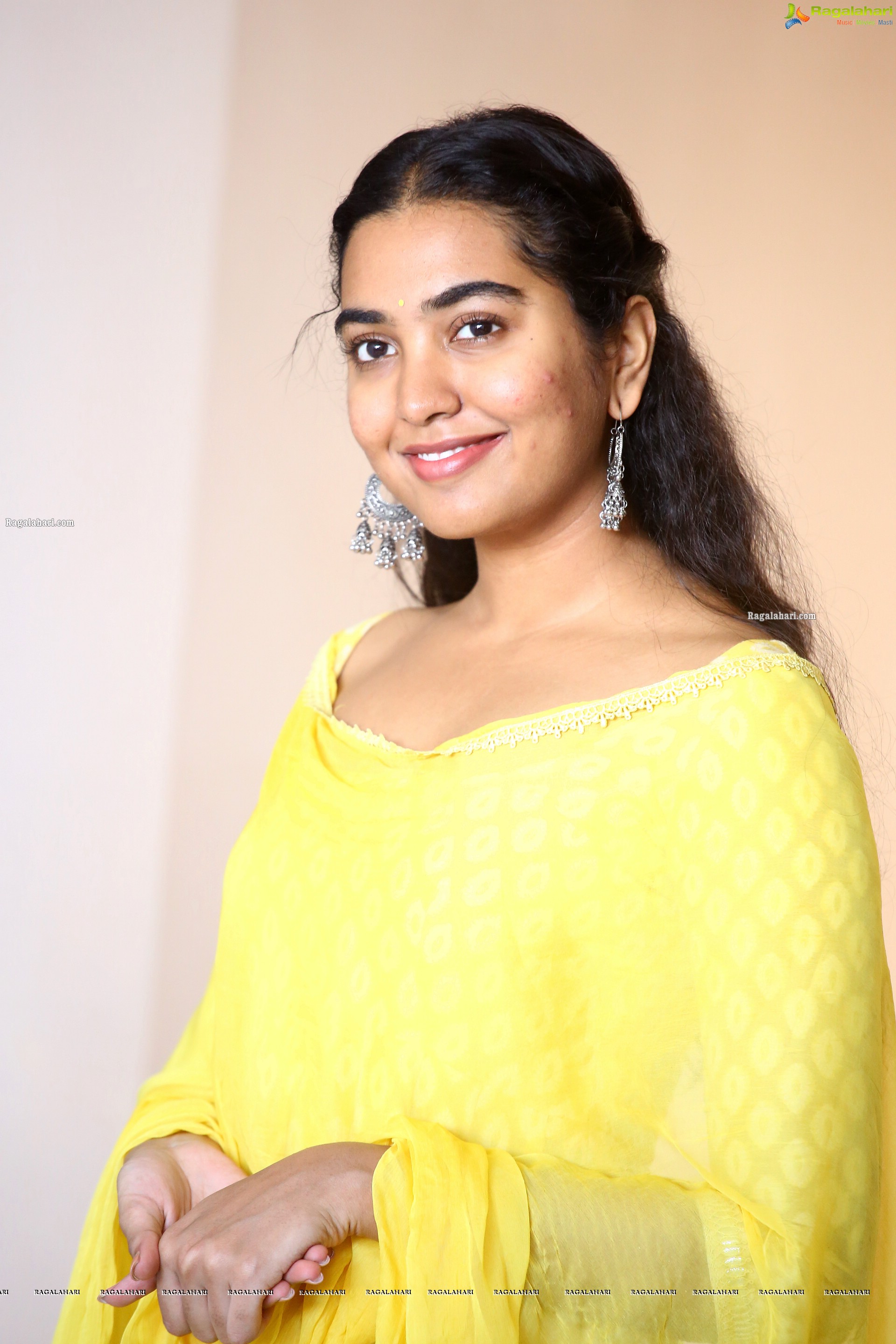 Shivatmika Rajasekhar Stills at Adbudam Movie Thanks Meet, HD Gallery