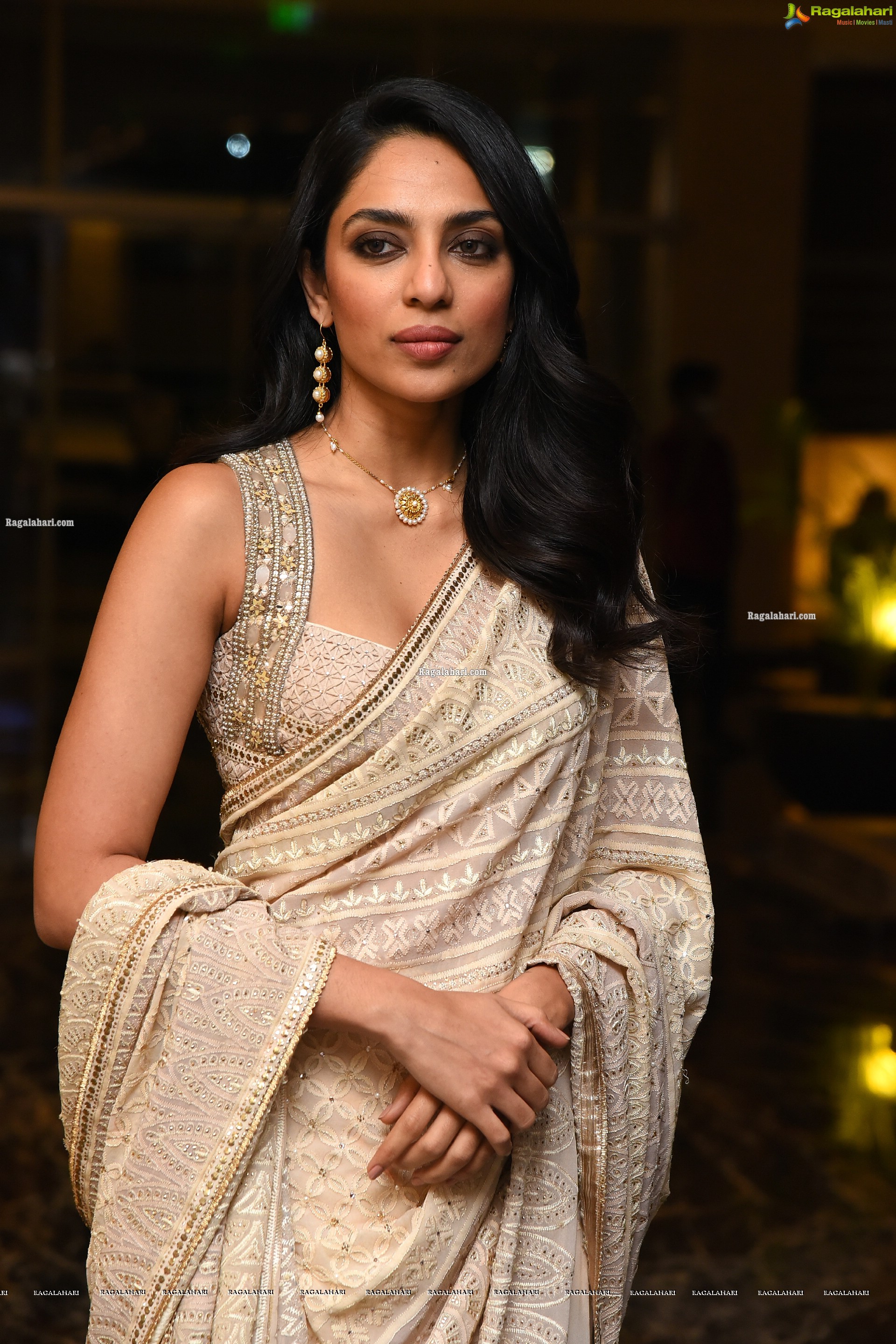 Sobhita Dhulipala at Kurup Movie Pre Release Event, HD Photo Gallery